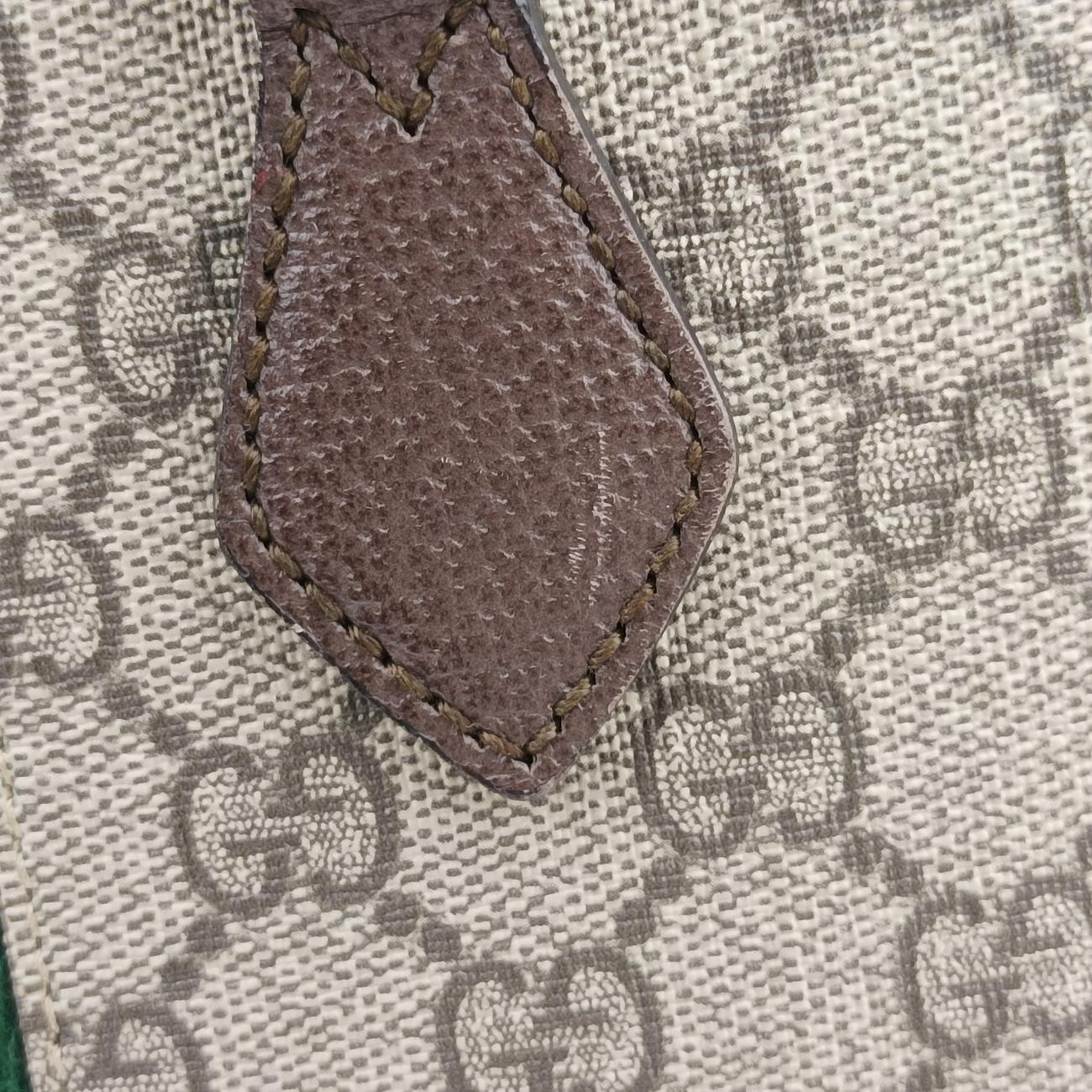 Ophidia brown×red×green PVC coated canvas 524533 C026126007オフィディア ブラウン×レッド×グリーン PVCコーティングキャンバス 524533 C026126007