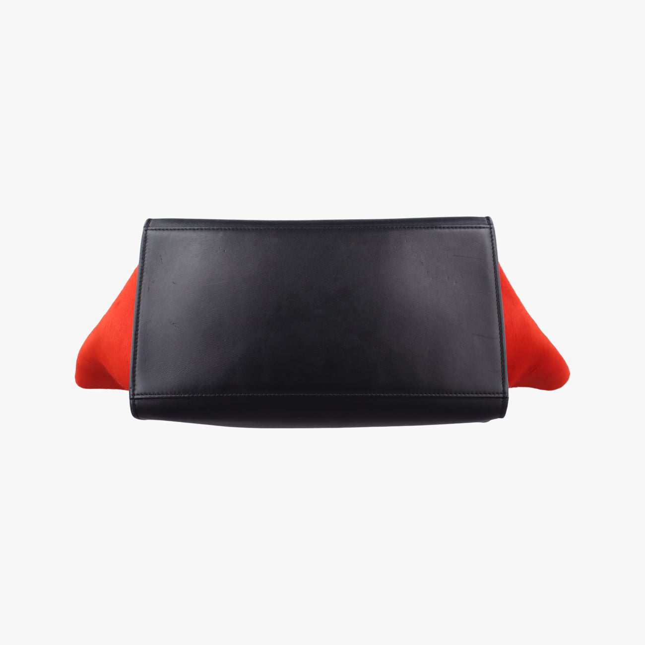 Trapèze Red x Black x White Leather x Ponyhair W-CE-0173トラペーズ レッド×ブラック×ホワイト レザー×ハラコ W-CE-0173