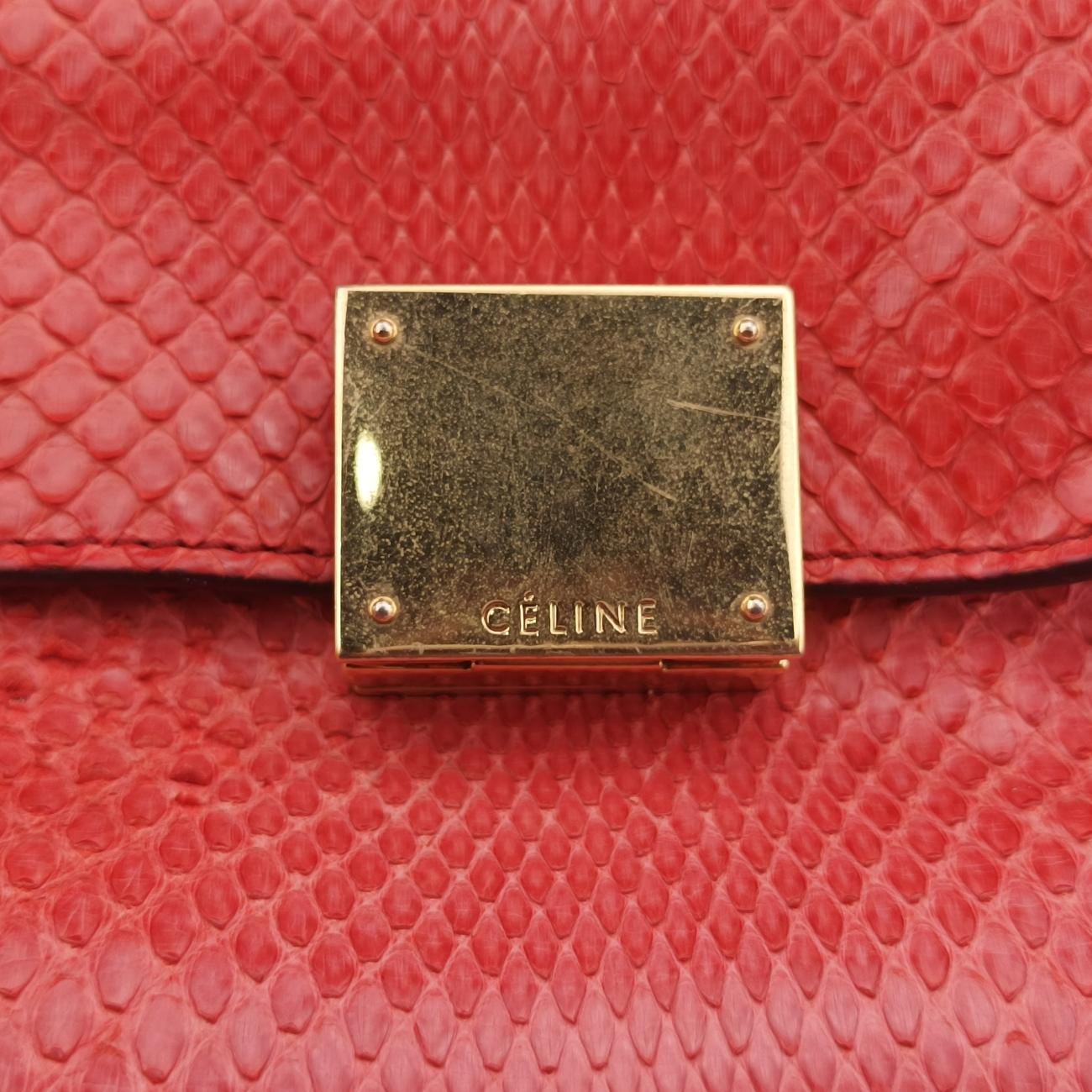 Trapèze orange Snakeskin × suede F-MP-0153トラペーズ オレンジ ヘビ革×スエード F-MP-0153