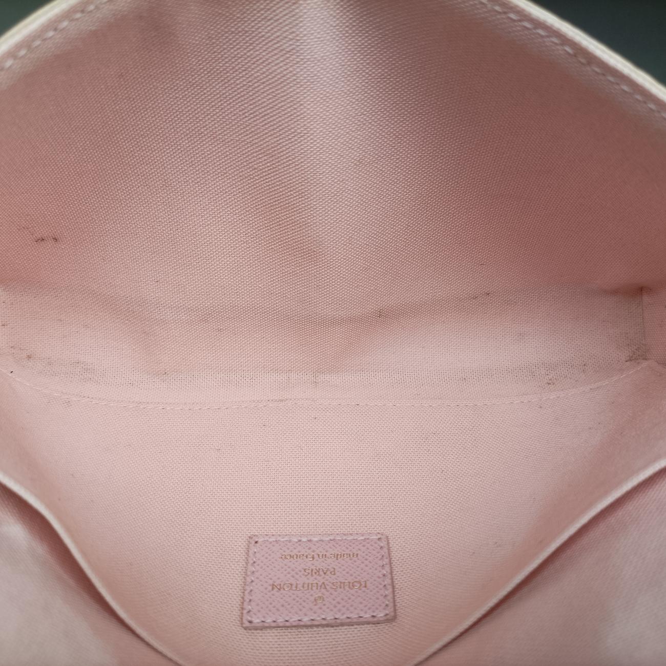 Pochette FéLICIE Azur Damier Canvas N63106 MI0138ポシェットフェリシー アズール ダミエキャンバス N63106 MI0138