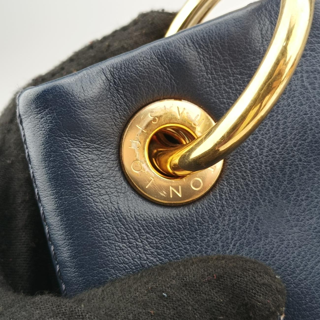 Tuileries Bezas Brown×Navy Monogram Canvas×calf leather M43154 CA4197テュイルリーブザス モノグラム/ブラウン系×ネイビー モノグラムキャンバス×カーフレザー M43154 CA4197