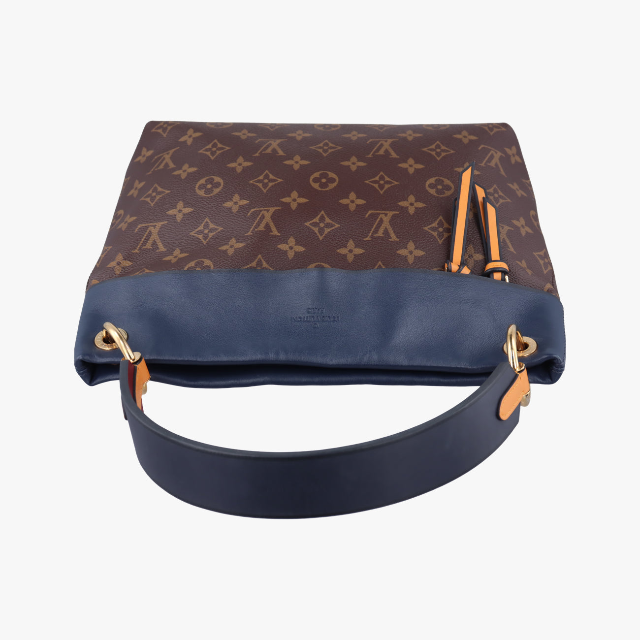 Tuileries Bezas Brown×Navy Monogram Canvas×calf leather M43154 CA4197テュイルリーブザス モノグラム/ブラウン系×ネイビー モノグラムキャンバス×カーフレザー M43154 CA4197