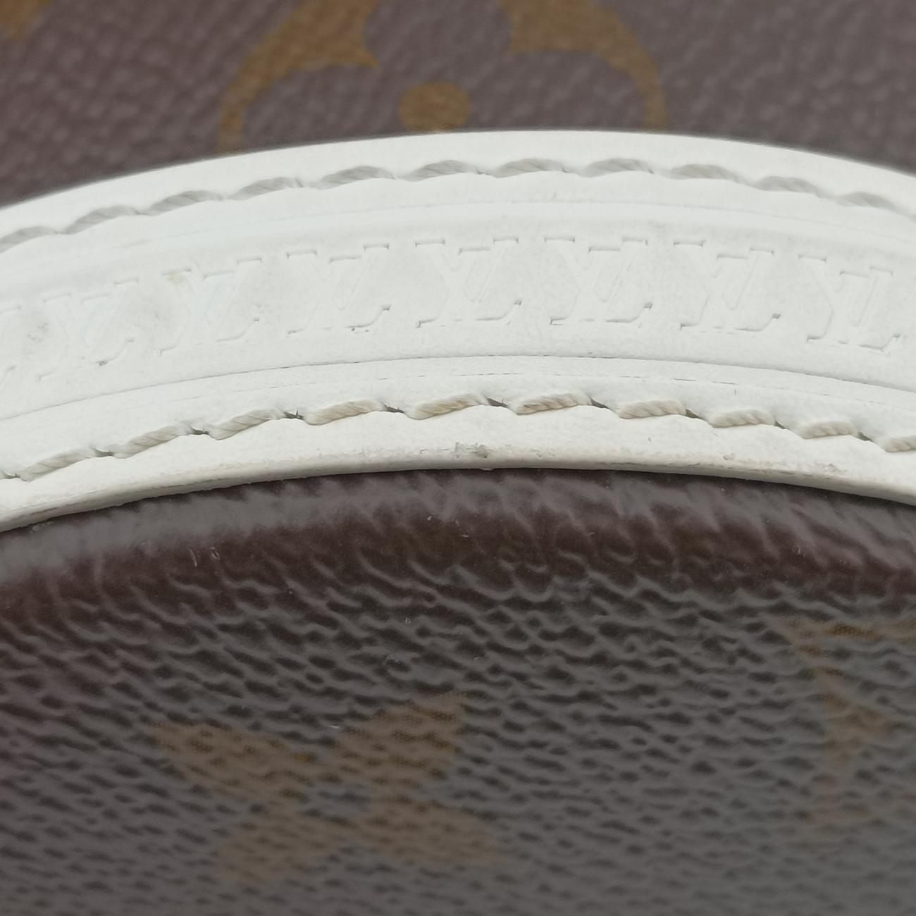 Papillon Trunk Brown×white Monogram Canvas×calf leather M81485 ICチップパピヨン トランク モノグラム/ブラウン系×ホワイト モノグラムキャンバス×カーフレザー M81485 ICチップ