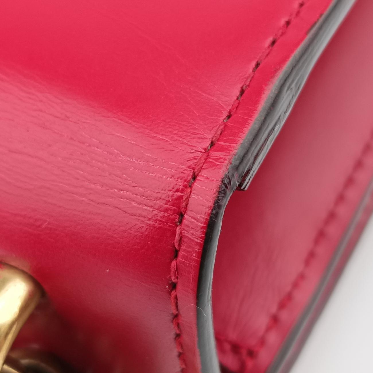 GG Marmont Red Leather 431384 E019728727GGマーモント レッド レザー 431384 E019728727