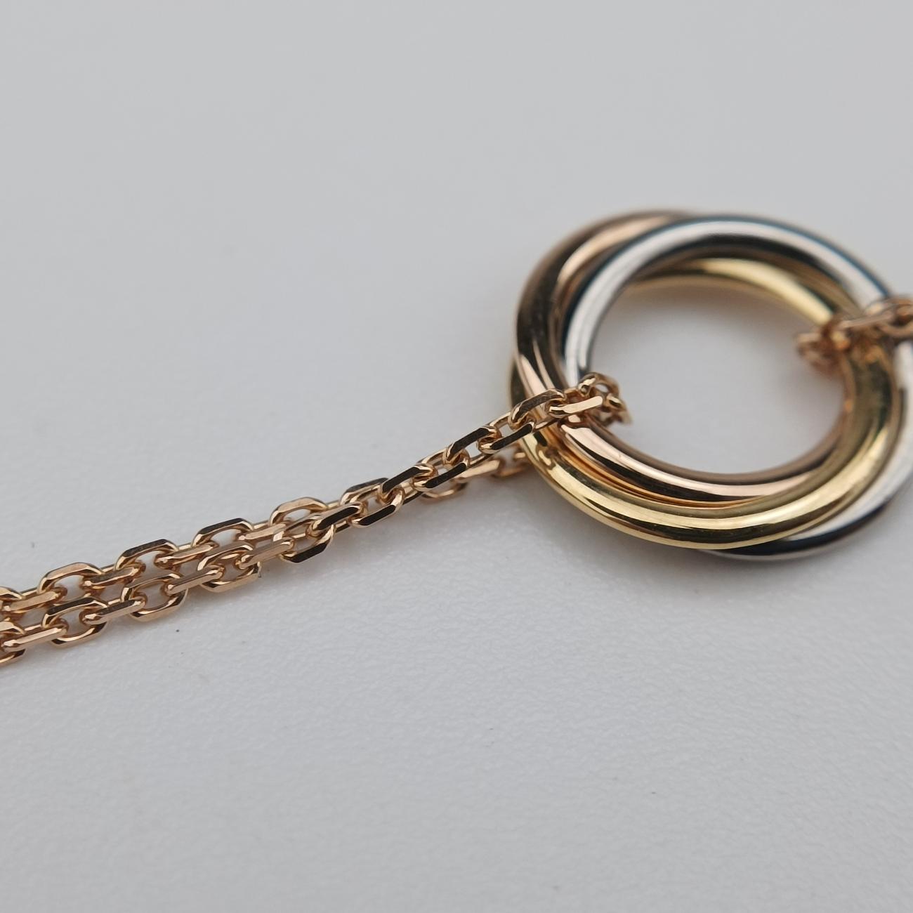 Trinity de Cartier Pink×Gold × rose gold × platinum AU750 B7218200 JQQ542トリニティ ドゥ カルティエ ピンク×ゴールド×ローズゴールド×プラチナ AU750 B7218200 JQQ542