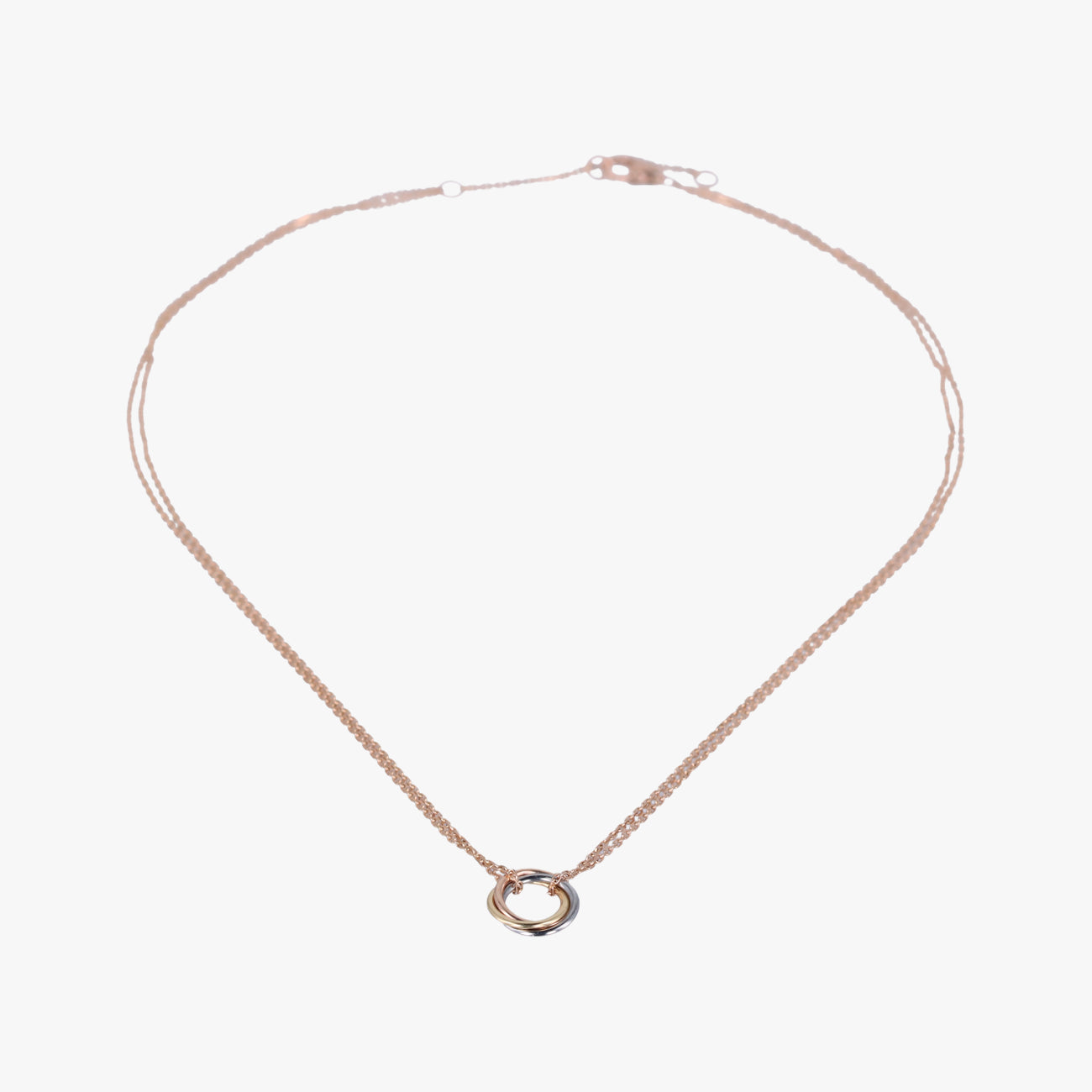 Trinity de Cartier Pink×Gold × rose gold × platinum AU750 B7218200 JQQ542トリニティ ドゥ カルティエ ピンク×ゴールド×ローズゴールド×プラチナ AU750 B7218200 JQQ542