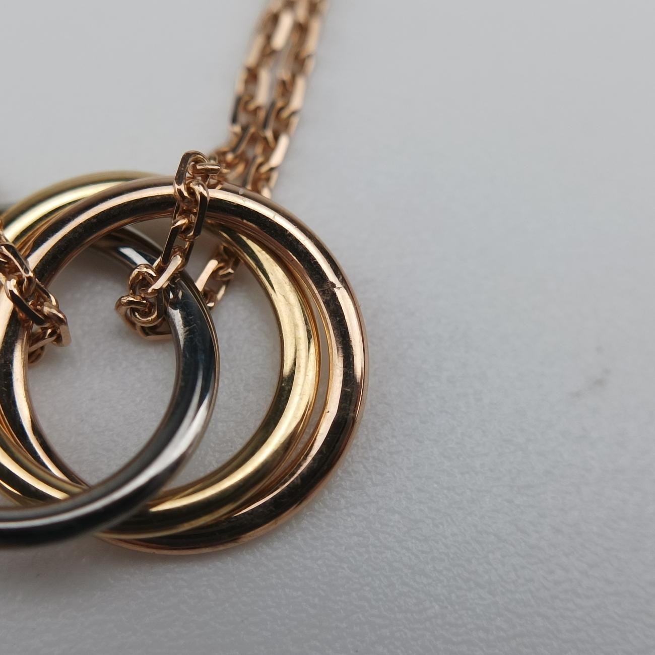 Trinity de Cartier Pink×Gold × rose gold × platinum AU750 B7218200 JQQ542トリニティ ドゥ カルティエ ピンク×ゴールド×ローズゴールド×プラチナ AU750 B7218200 JQQ542