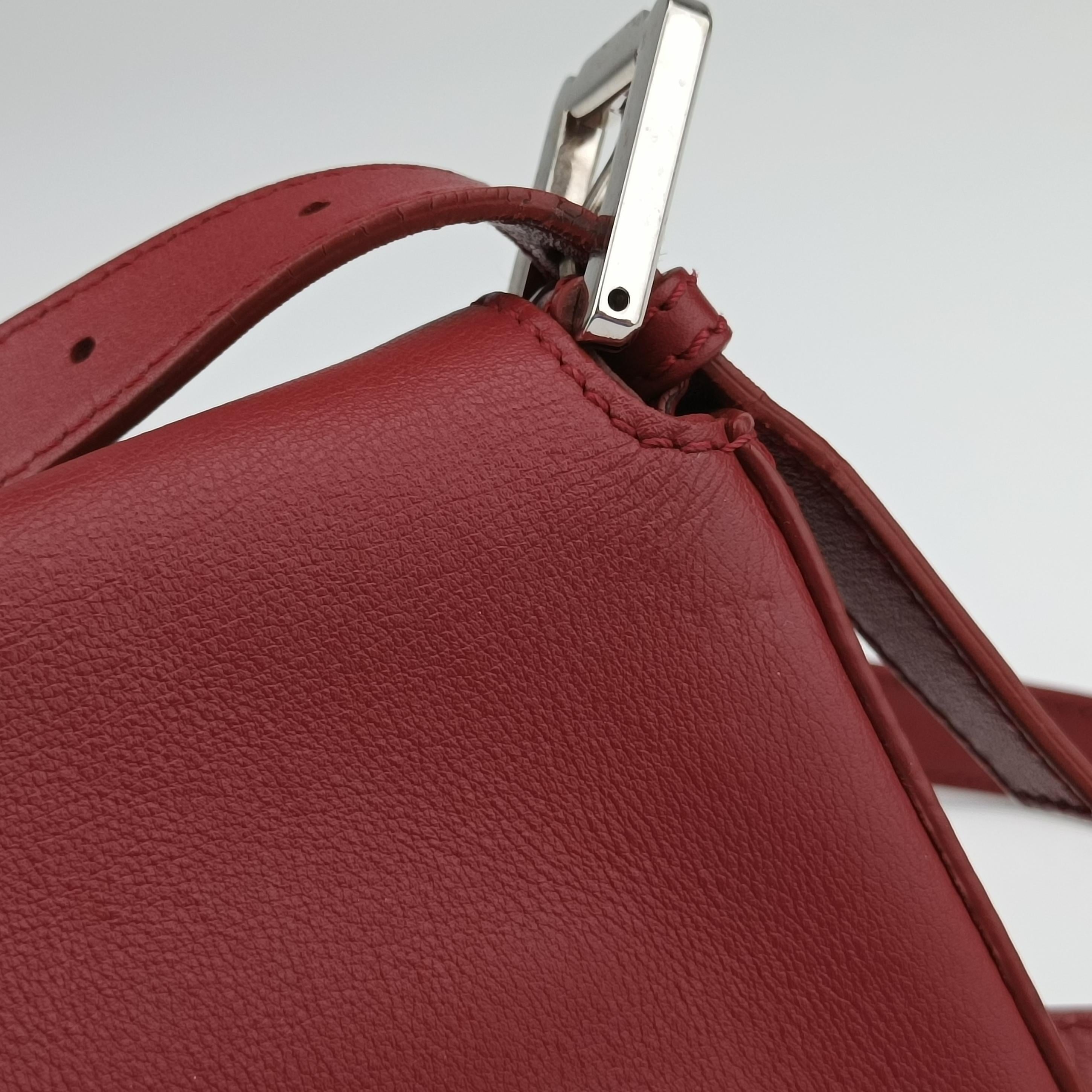 BAGUETTE Burgundy Leather x snakeskin 8BR600 8BR600-80Y-169-9851マンマバケット ワインレッド レザー×ヘビ革 8BR600 8BR600-80Y-169-9851