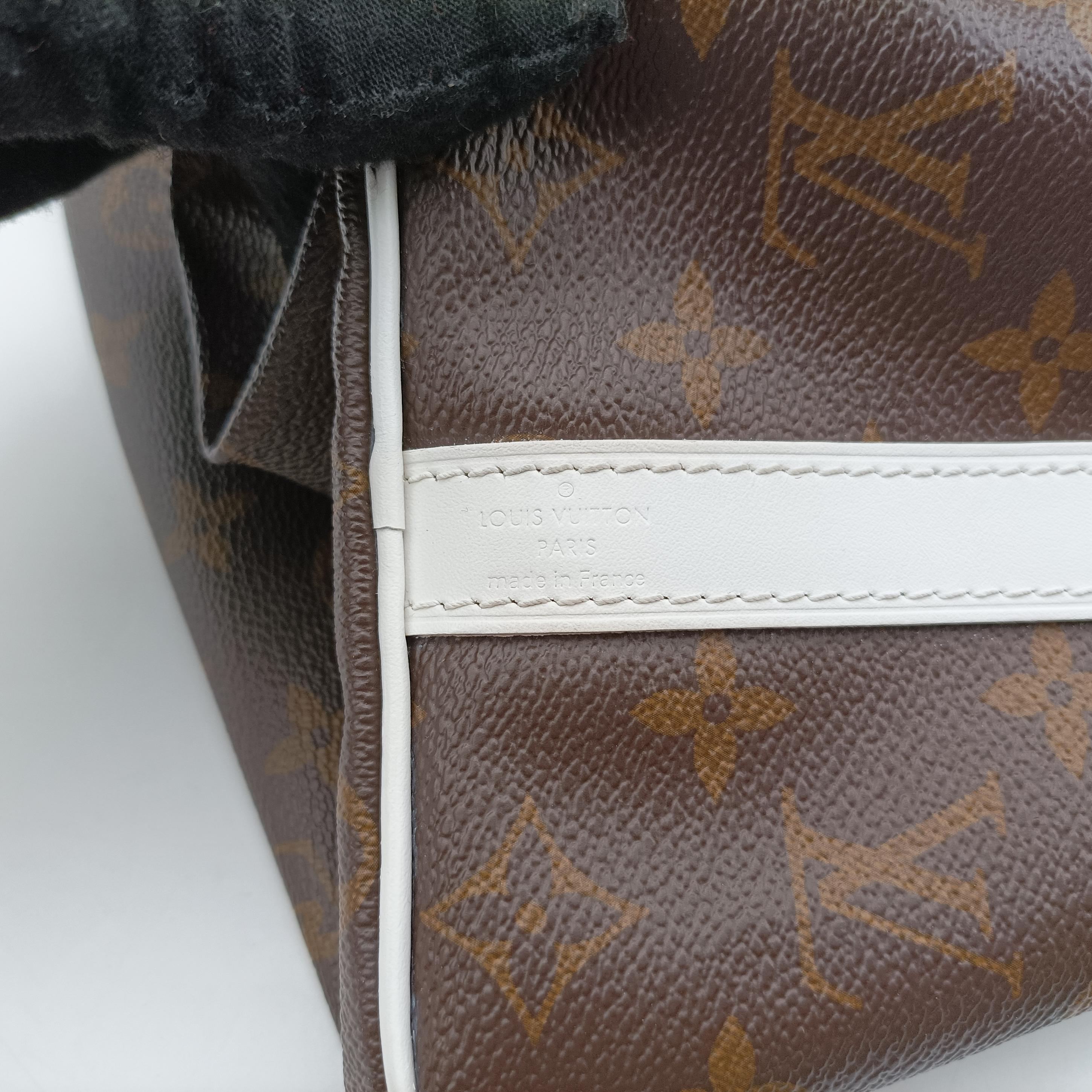 Speedy Bandoulière 25 brown×white Monogram Canvas×calf leather M20754 スピーディ バンドリエール25 モノグラム/ブラウン系×ホワイト モノグラムキャンバス×カーフレザー M20754