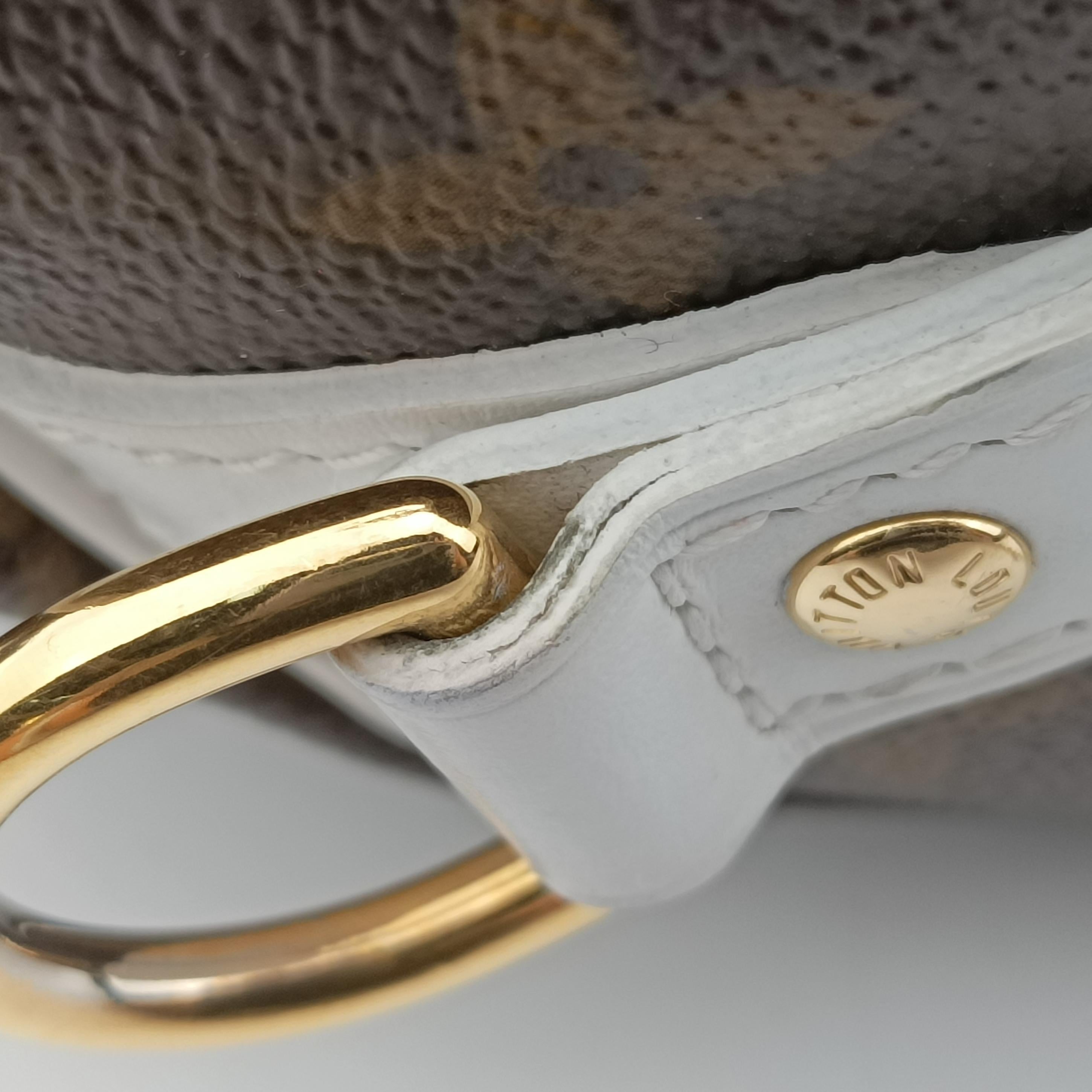 Speedy Bandoulière 25 brown×white Monogram Canvas×calf leather M20754 スピーディ バンドリエール25 モノグラム/ブラウン系×ホワイト モノグラムキャンバス×カーフレザー M20754