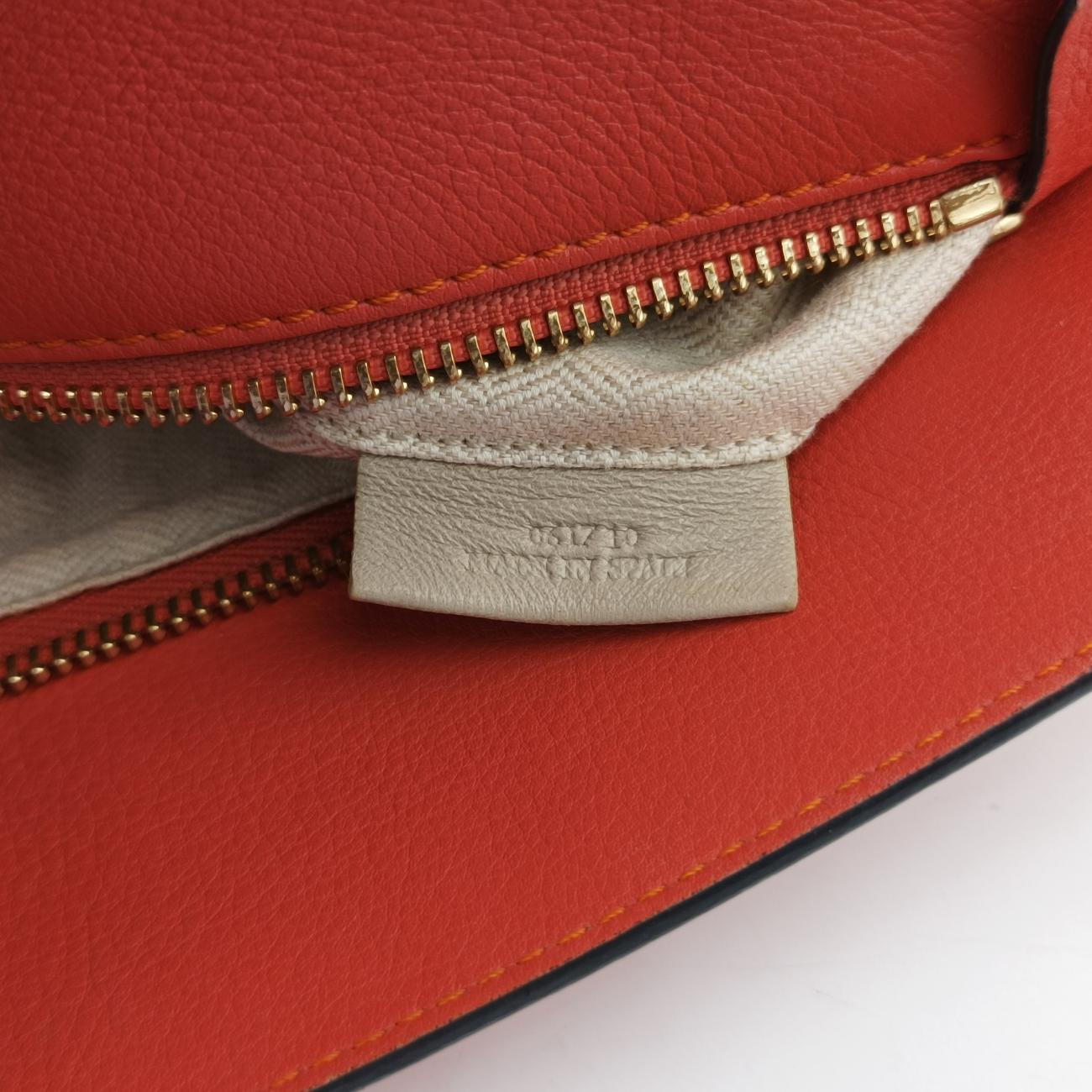 Puzzle Bag Medium orange×Multicolour Leather 061710パズルバッグ ミディアム オレンジ×マルチカラー レザー 061710