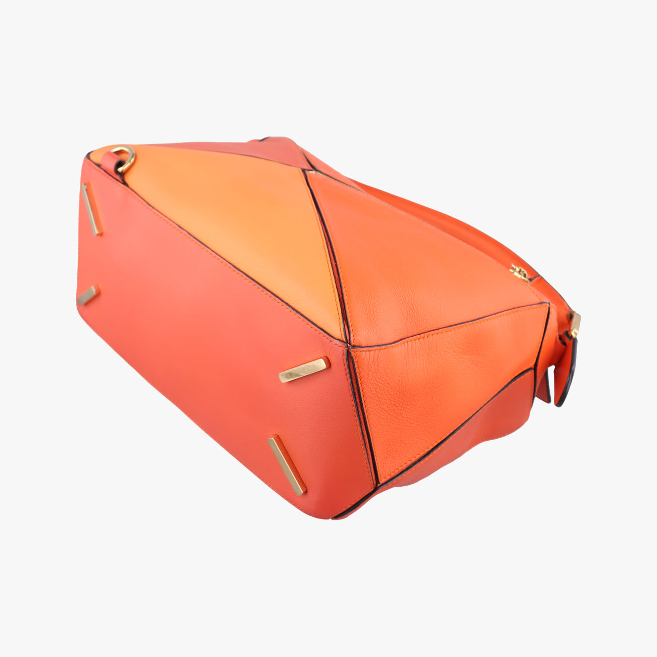 Puzzle Bag Medium orange×Multicolour Leather 061710パズルバッグ ミディアム オレンジ×マルチカラー レザー 061710