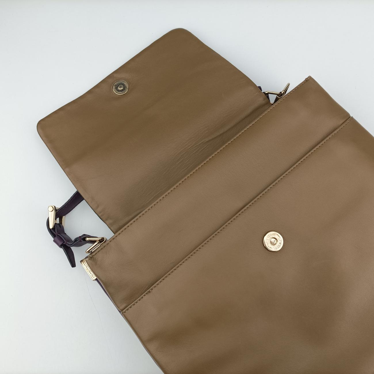 La Medusa Beige x Green x Purple Leather CLG 264 076 360 176ラ メデューサ ベージュ×グリーン×パープル レザー CLG 264 076 360 176