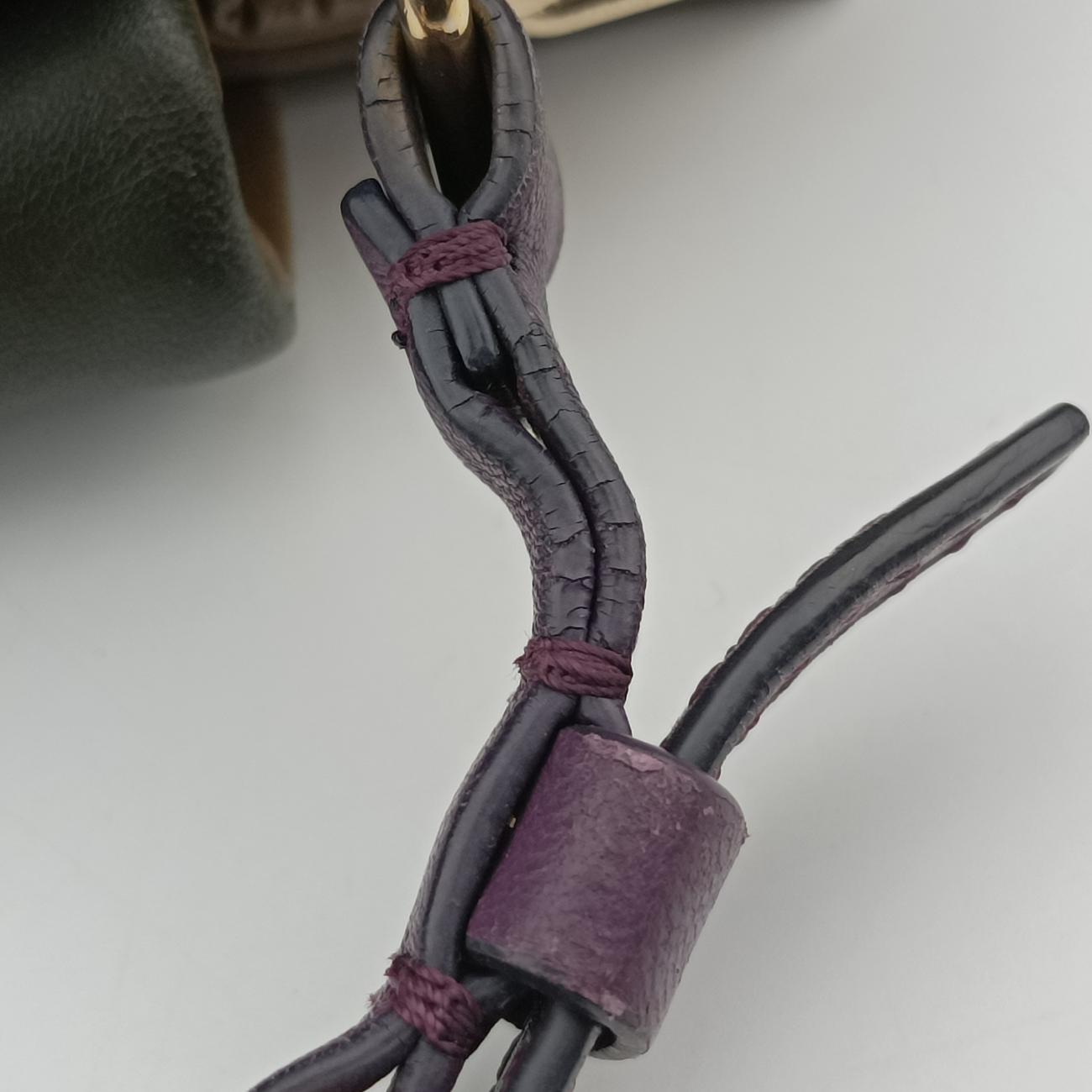 La Medusa Beige x Green x Purple Leather CLG 264 076 360 176ラ メデューサ ベージュ×グリーン×パープル レザー CLG 264 076 360 176