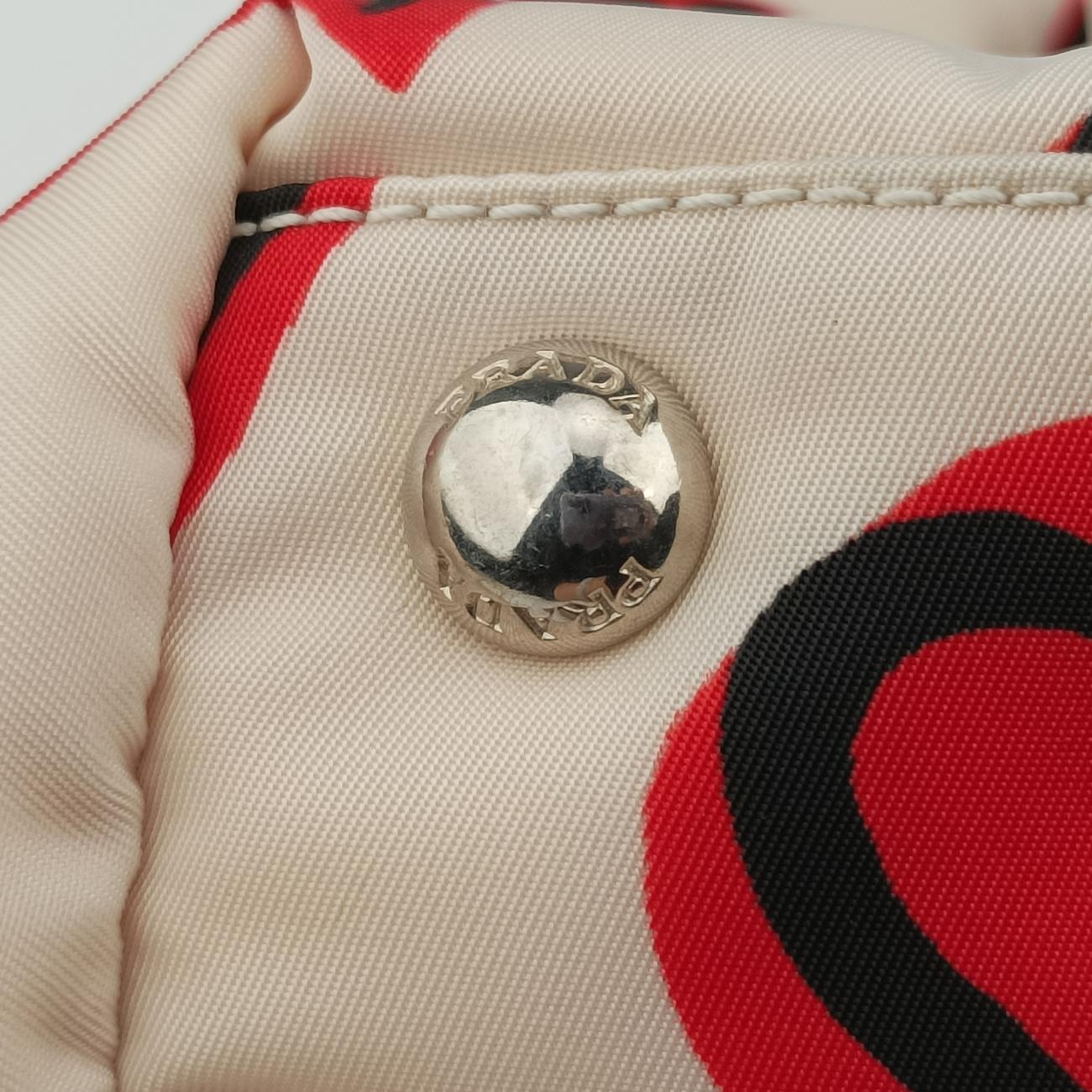 Heart Pattern White× Red× black Nylon 14ハートパターン ホワイト×レッド×ブラック ナイロン 14