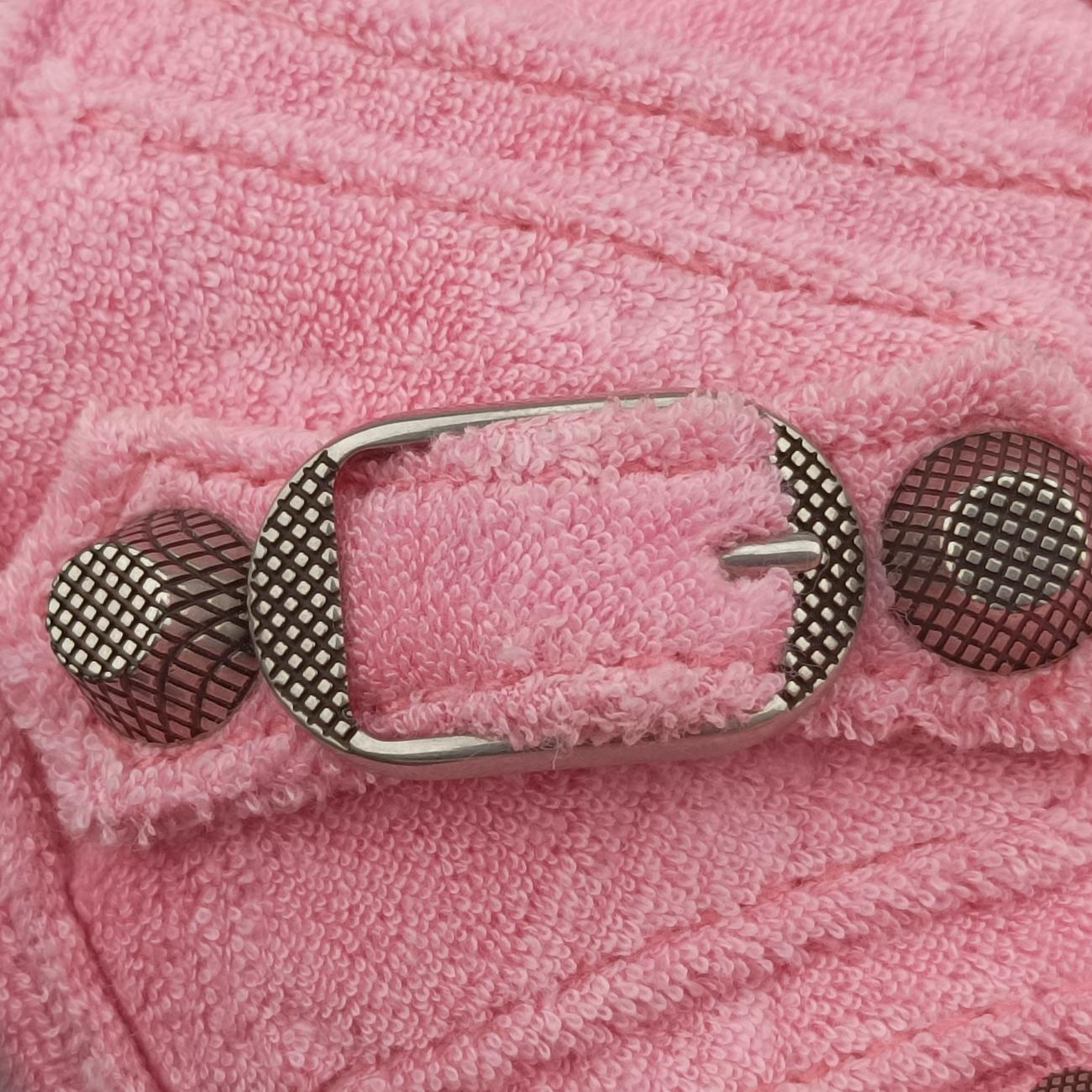 Le Cagole Pink Pile Fabric 671309.5812.O.493076ルカゴール ピンク パイルファブリック 671309.5812.O.493076