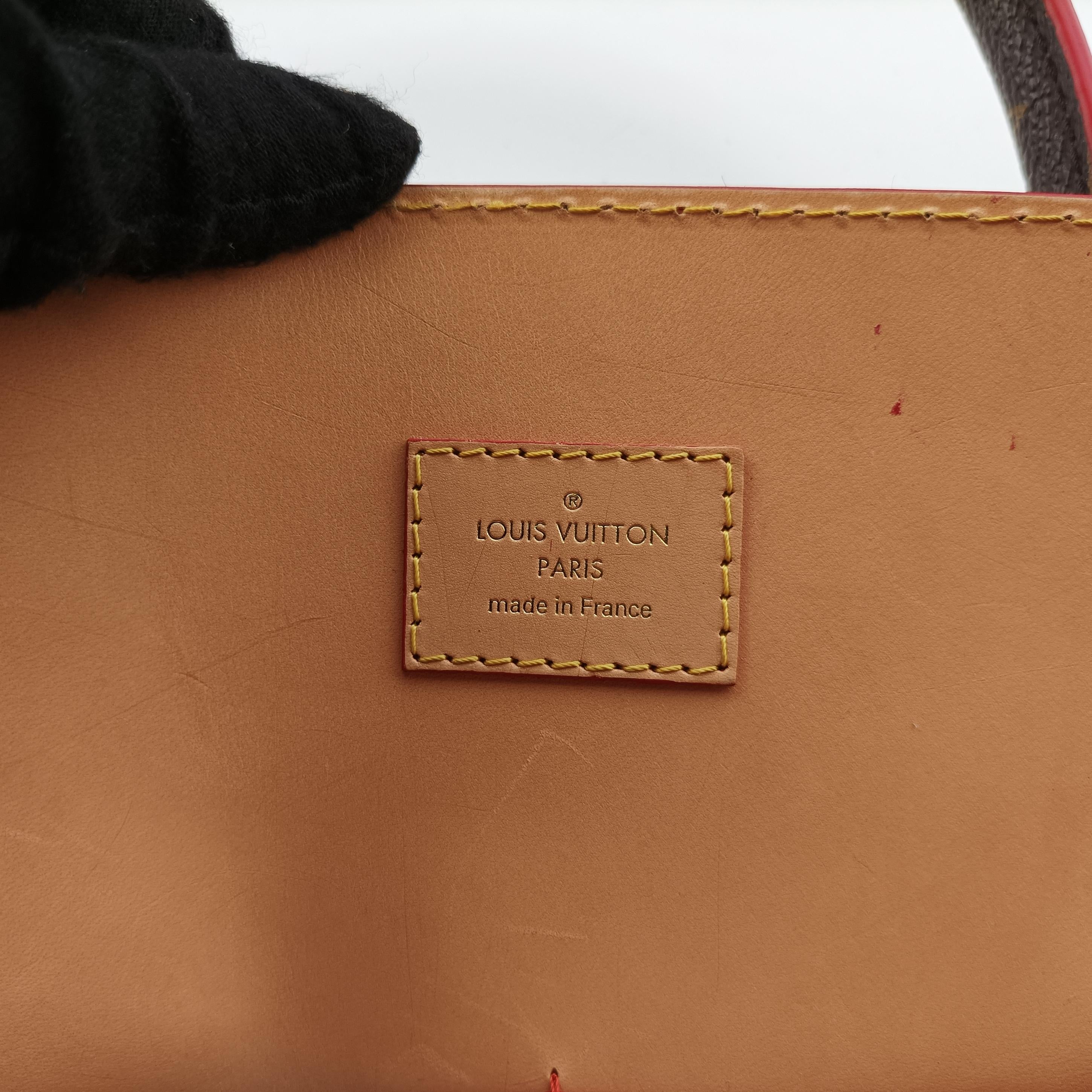 Monogram Studs Icono Brown×red×beige Monogram Canvas×calf leather×ponyhair M41234 DR4154モノグラム スタッズ アイコノ モノグラム/ブラウン系×レッド×ベージュ モノグラムキャンバス×カーフレザー ×ハラコ M41234 DR4154