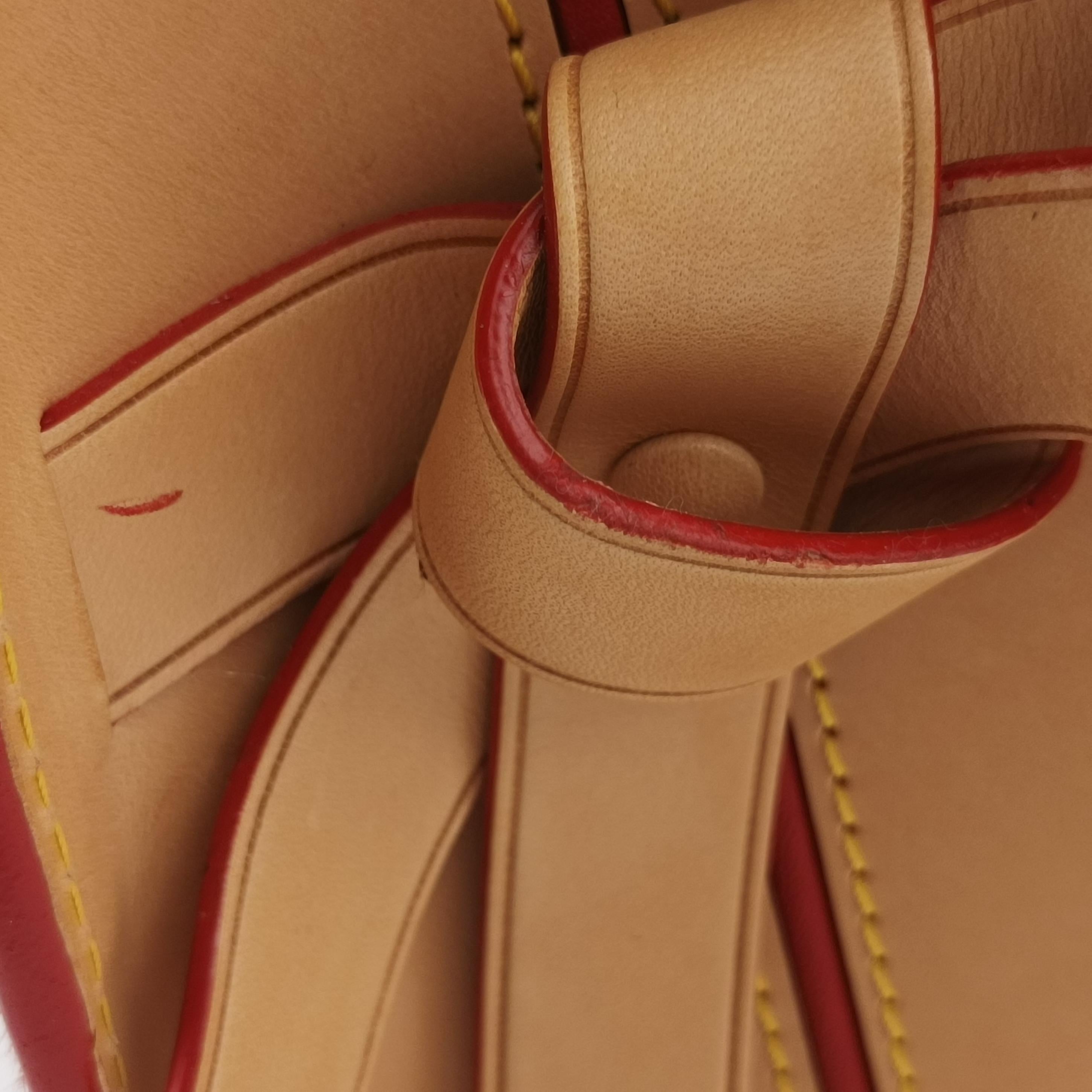 Monogram Studs Icono Brown×red×beige Monogram Canvas×calf leather×ponyhair M41234 DR4154モノグラム スタッズ アイコノ モノグラム/ブラウン系×レッド×ベージュ モノグラムキャンバス×カーフレザー ×ハラコ M41234 DR4154