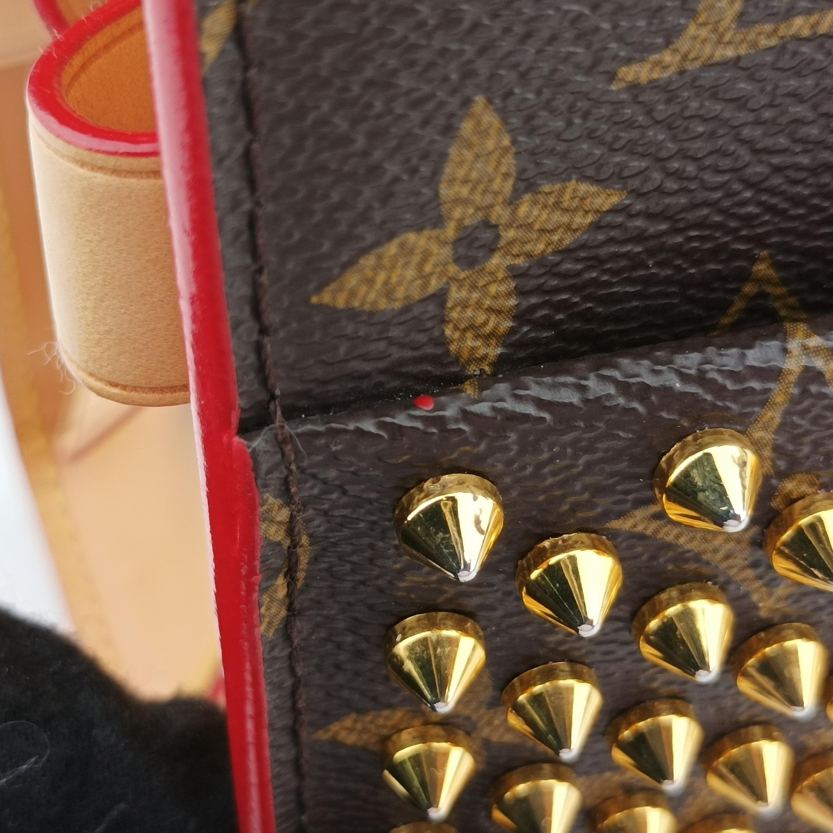 Monogram Studs Icono Brown×red×beige Monogram Canvas×calf leather×ponyhair M41234 DR4154モノグラム スタッズ アイコノ モノグラム/ブラウン系×レッド×ベージュ モノグラムキャンバス×カーフレザー ×ハラコ M41234 DR4154