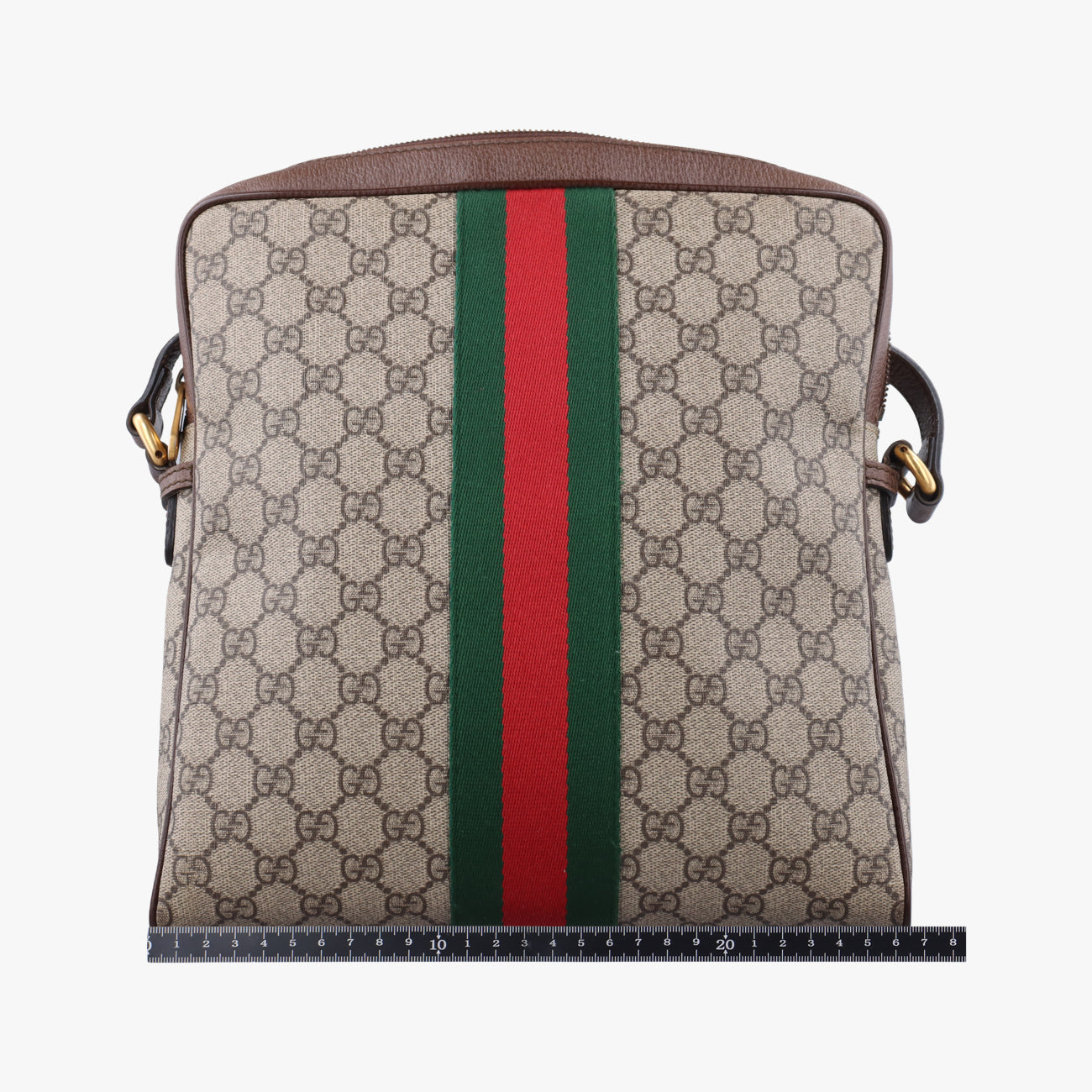 Ophidia Brown x Red x Green PVC coated canvas 547934 C028533800オフィディア ブラウン×レッド×グリーン PVCコーティングキャンバス 547934 C028533800