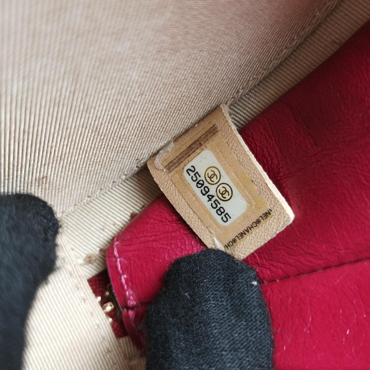 Round As Earth Rose lambskin A91946 25094585ココマーク ラウンド ローズ レッド ラムスキン A91946 25094585