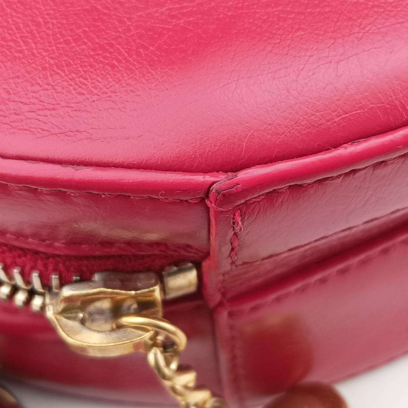 Round As Earth Rose lambskin A91946 25094564ココマーク ラウンド ローズ レッド ラムスキン A91946 25094564