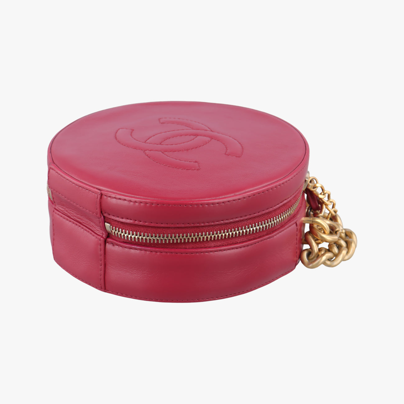 Round As Earth Rose lambskin A91946 25094564ココマーク ラウンド ローズ レッド ラムスキン A91946 25094564