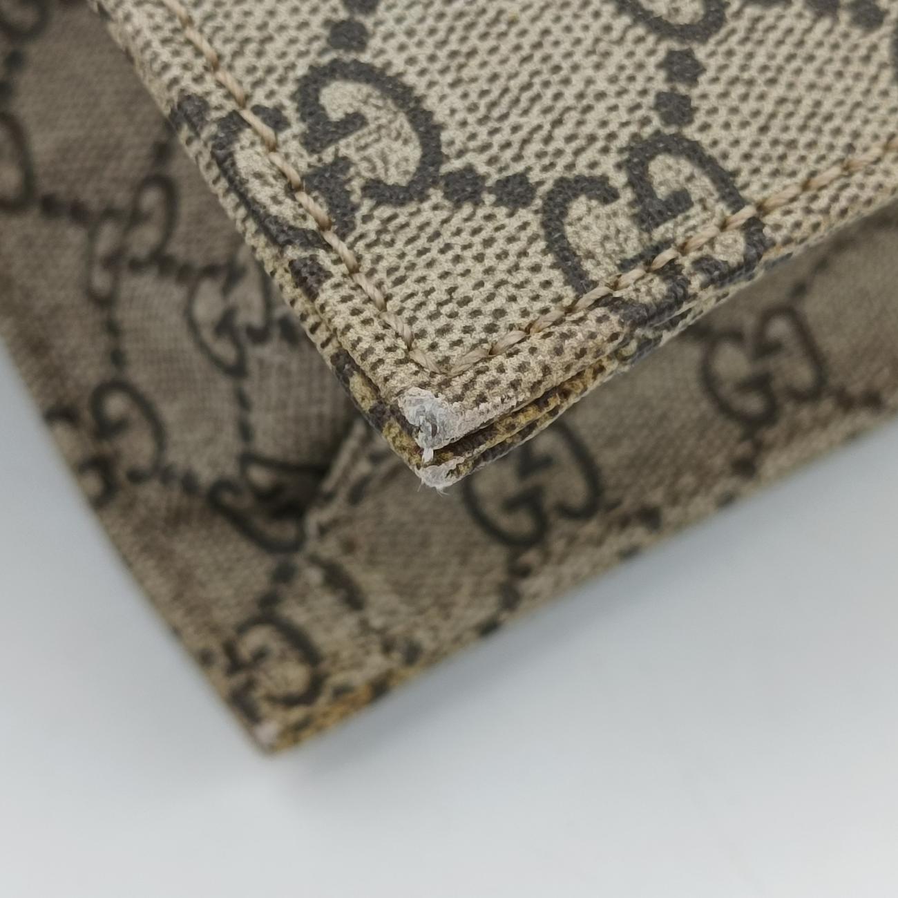 GG Supreme Sherry Line Brown×Multicolour PVC coated canvas 493610 H021891115GGスプリーム シェリーライン ブラウン×マルチカラー PVCコーティングキャンバス 493610 H021891115