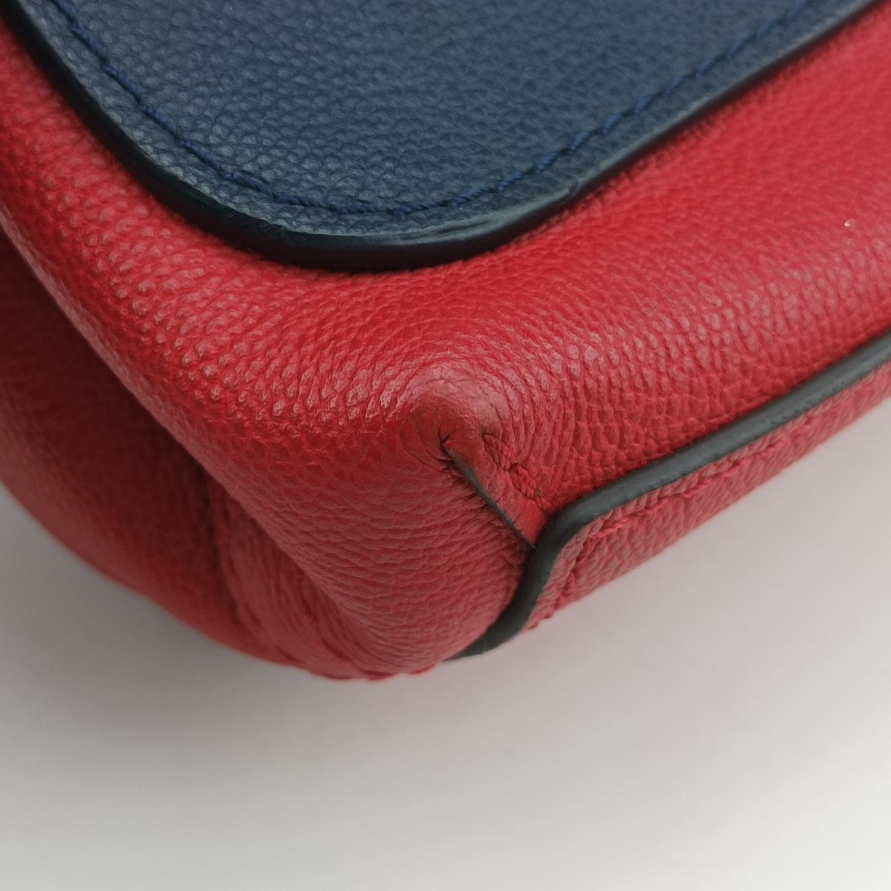 Very Chain ruby×blue Leather AH1117ヴェリーチェーン ルビー×ブルー レザー AH1117