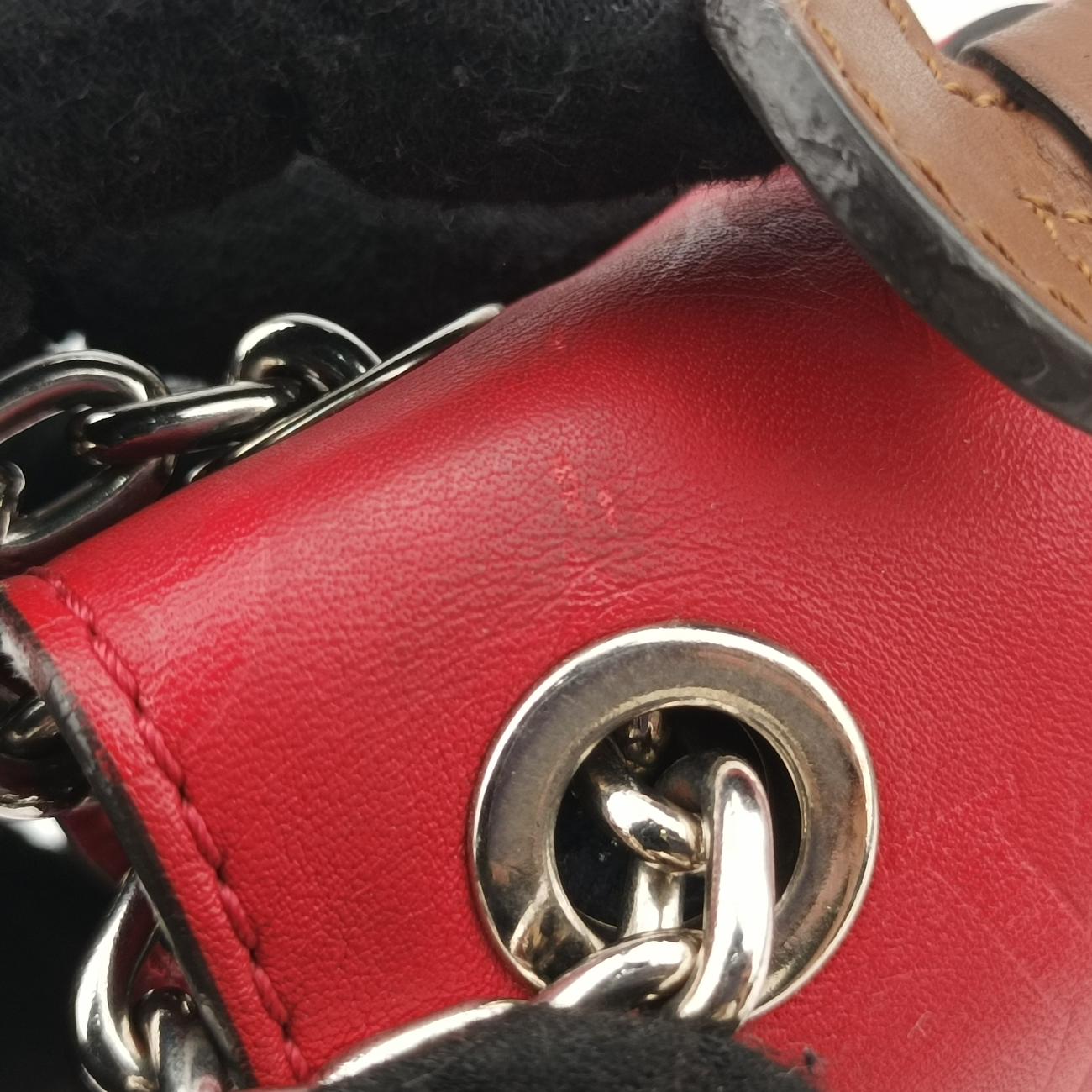 Very Chain ruby×blue Leather AH1117ヴェリーチェーン ルビー×ブルー レザー AH1117