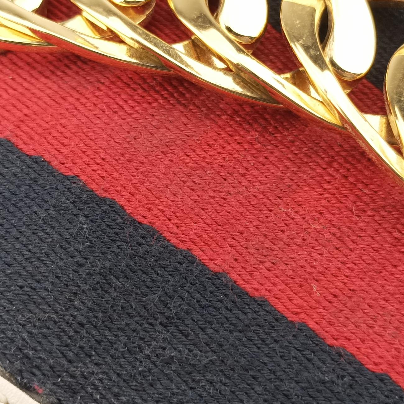 Sylvie white× black× red Leather 421882 I022123214シルヴィ ホワイト×ブラック×レッド レザー 421882 I022123214