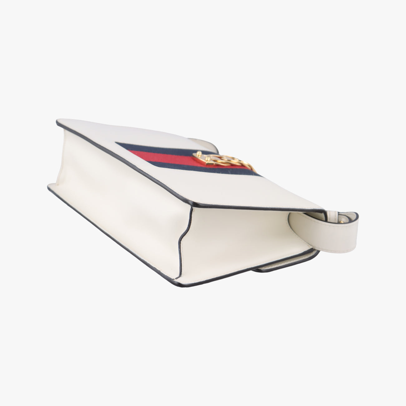 Sylvie white× black× red Leather 421882 I022123214シルヴィ ホワイト×ブラック×レッド レザー 421882 I022123214