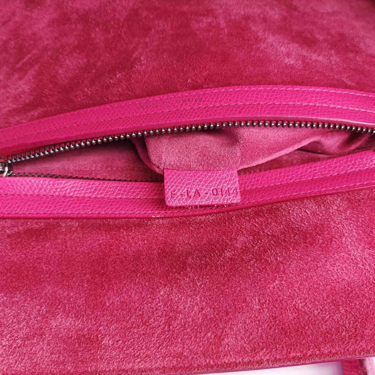 Luggage Small Square Phantom Rose Leather F-LA-0144ラゲージスモールスクエアファントム ローズ レッド レザー F-LA-0144