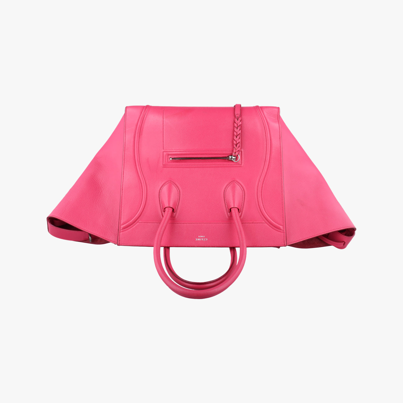 Luggage Small Square Phantom Rose Leather F-LA-0144ラゲージスモールスクエアファントム ローズ レッド レザー F-LA-0144