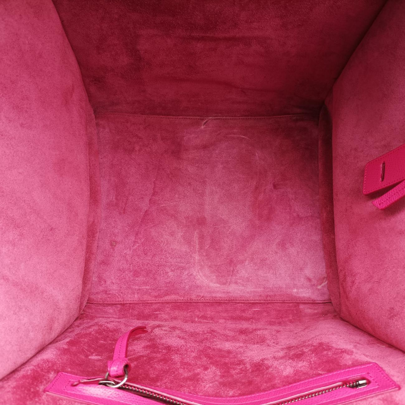 Luggage Small Square Phantom Rose Leather F-LA-0144ラゲージスモールスクエアファントム ローズ レッド レザー F-LA-0144