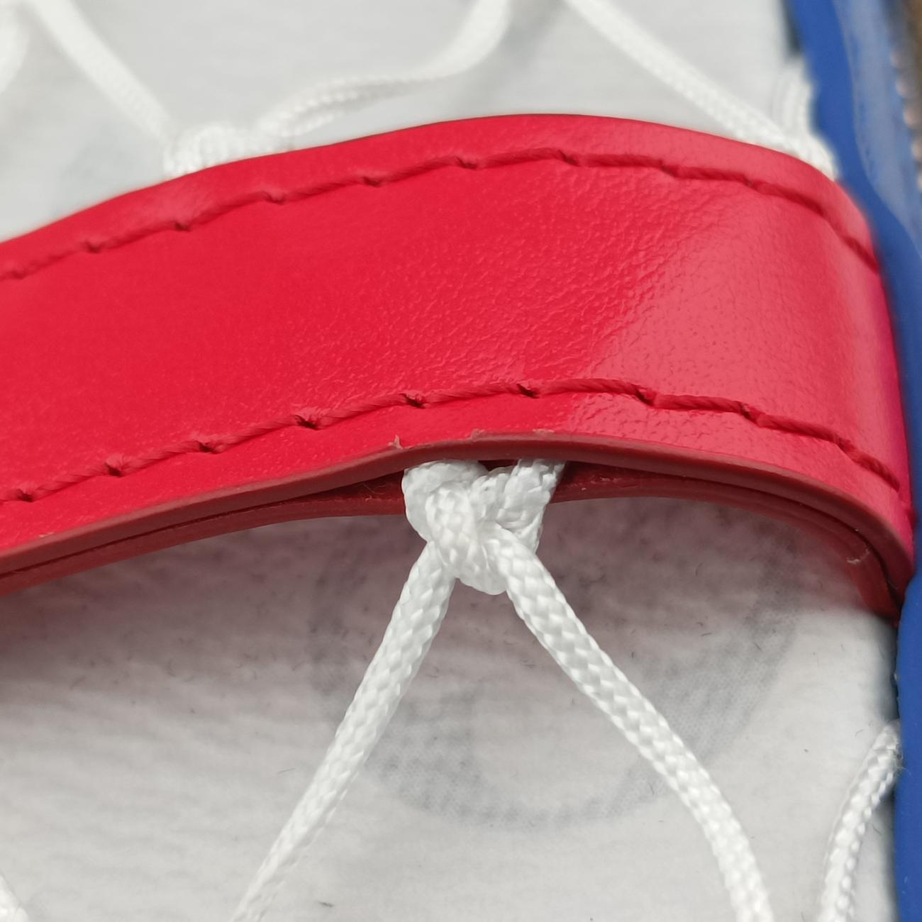 LV x NBA SOFT TRANK PHONE BOX Antarctica x Red x White Monogram Canvas×calf leather M80101 TJ4220 IC ChipLV x NBA ソフトトランク フォーンボックス アンタークティカ×レッド×ホワイト モノグラムキャンバス×カーフレザー M80101 TJ4220 ICチップ