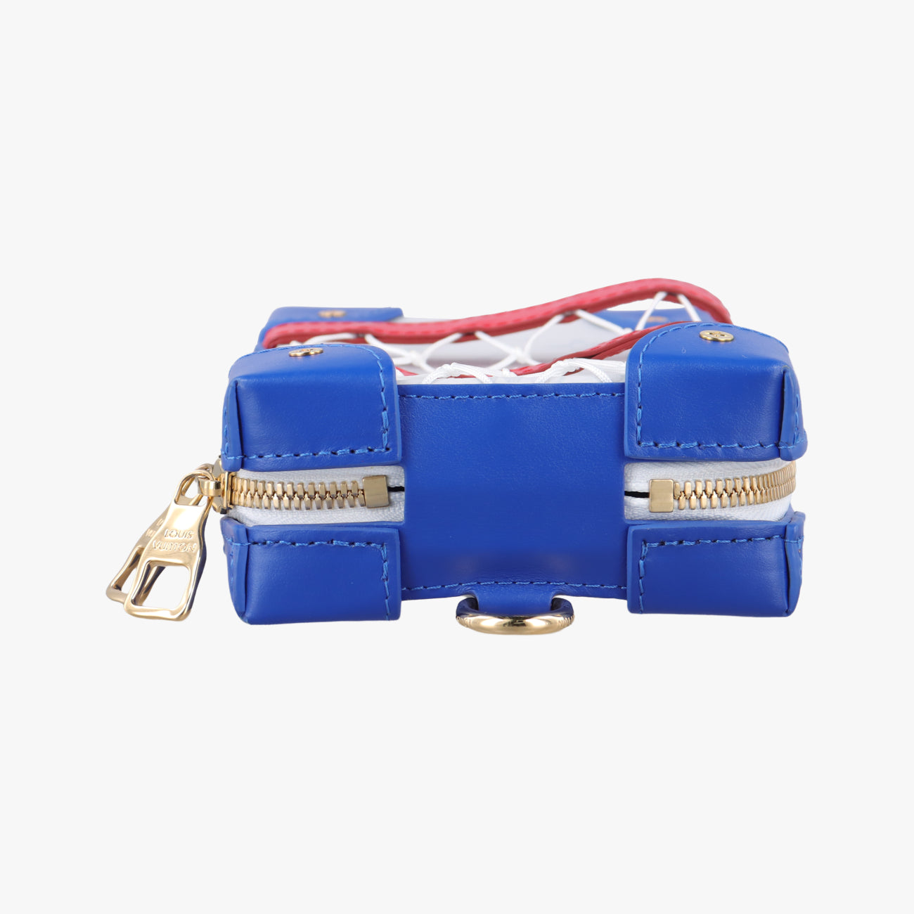 LV x NBA SOFT TRANK PHONE BOX Antarctica x Red x White Monogram Canvas×calf leather M80101 TJ4220 IC ChipLV x NBA ソフトトランク フォーンボックス アンタークティカ×レッド×ホワイト モノグラムキャンバス×カーフレザー M80101 TJ4220 ICチップ