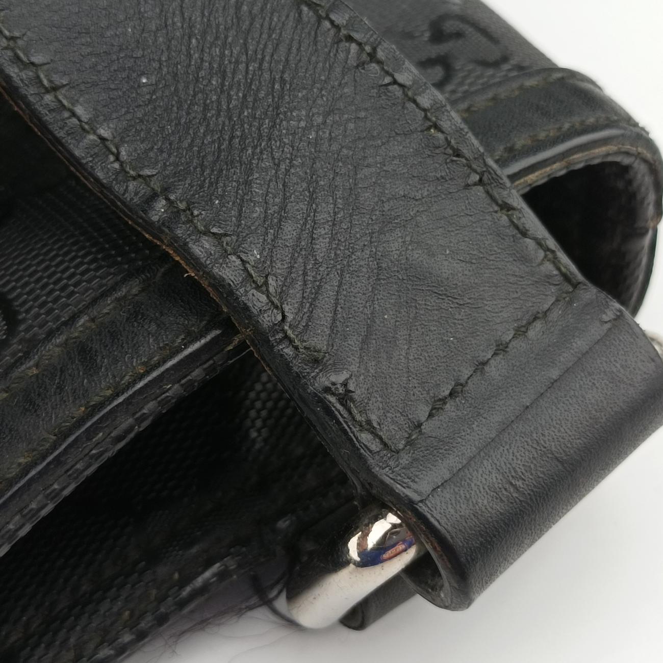 GG Imprime Web Black PVC coated canvas 269379 H010476830GGプリントウェブ ブラック PVCコーティングキャンバス 269379 H010476830