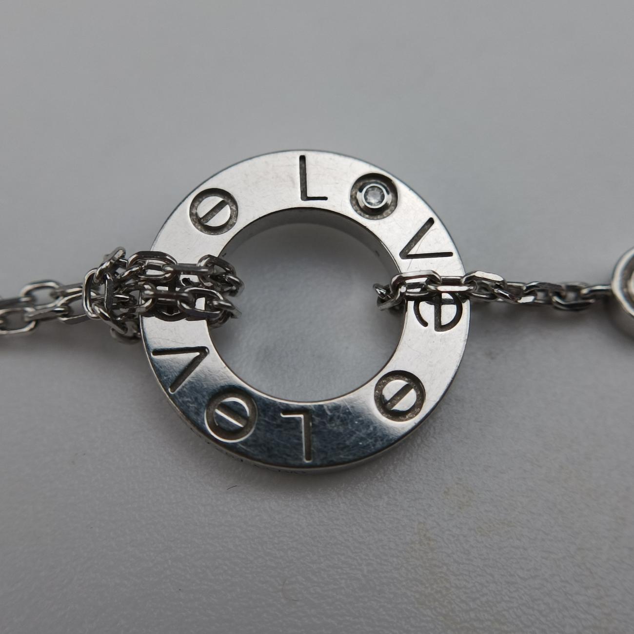 Love Circle DIAMONDS White Gold AU750 B6038100 SO7251ラブサークル ダイヤモンド ホワイトゴールド AU750 B6038100 SO7251