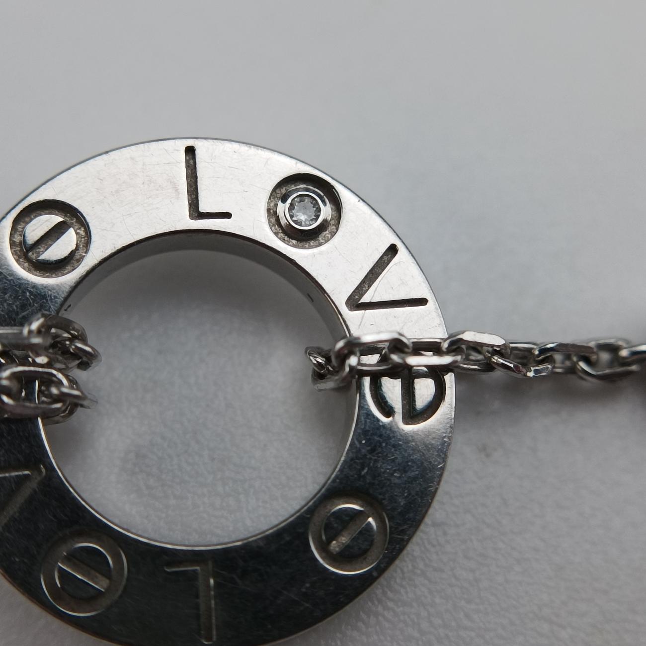 Love Circle DIAMONDS White Gold AU750 B6038100 SO7251ラブサークル ダイヤモンド ホワイトゴールド AU750 B6038100 SO7251