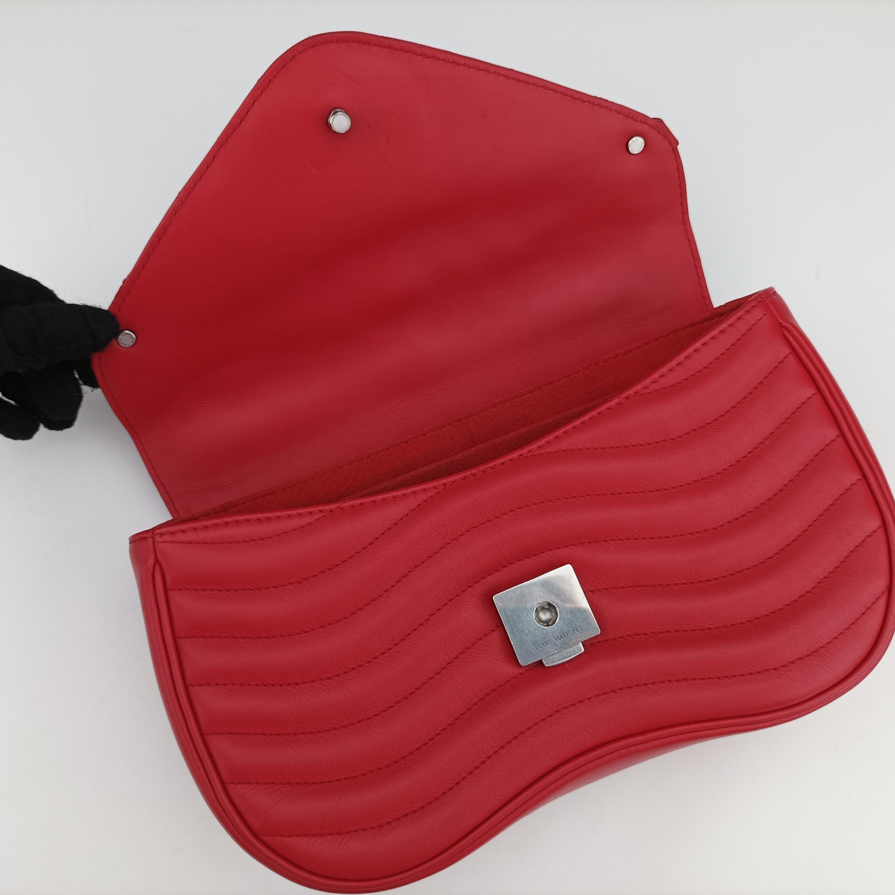 NEW WAVE Chain MM Ecarlate Leather M51943 NZ3108 IC Chipニュー ウェーブ チェーンMM エカルラート レザー M51943 NZ3108 ICチップ