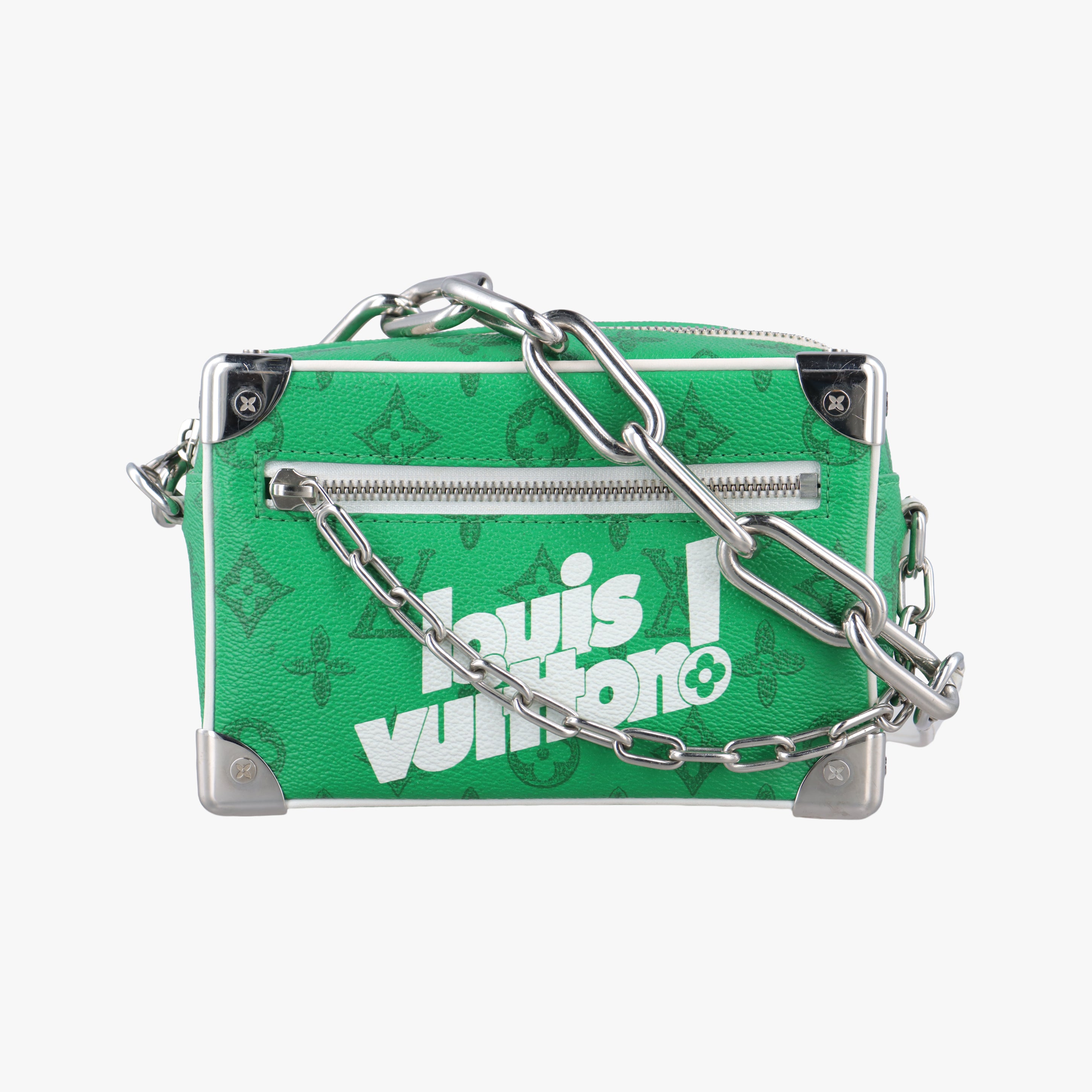 Mini Soft Trunk Green×White Monogram canvas M80816 IC Chipニ ソフトトランク グリーン×ホワイト モノグラムキャンバス M80816 ICチップ