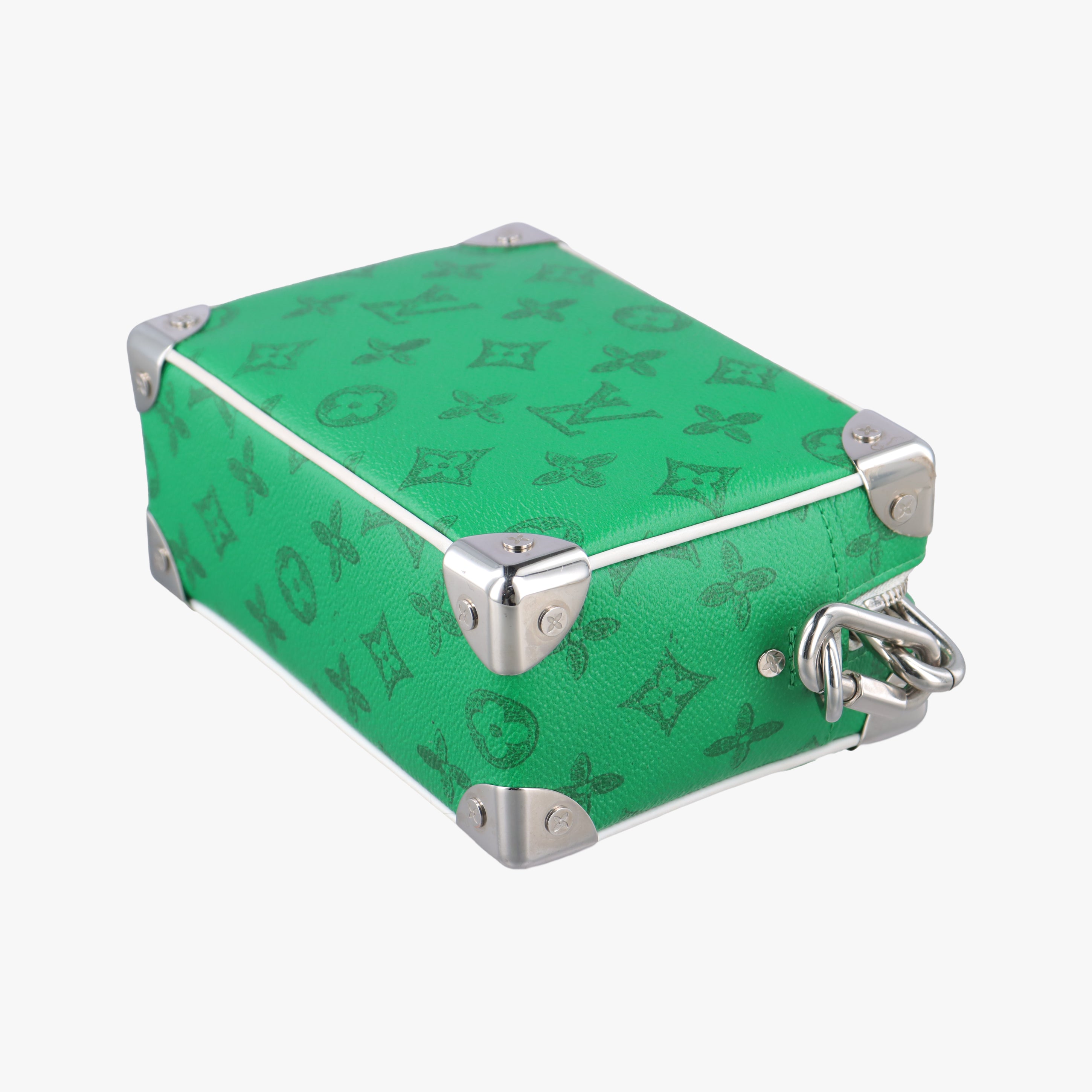 Mini Soft Trunk Green×White Monogram canvas M80816 IC Chipニ ソフトトランク グリーン×ホワイト モノグラムキャンバス M80816 ICチップ