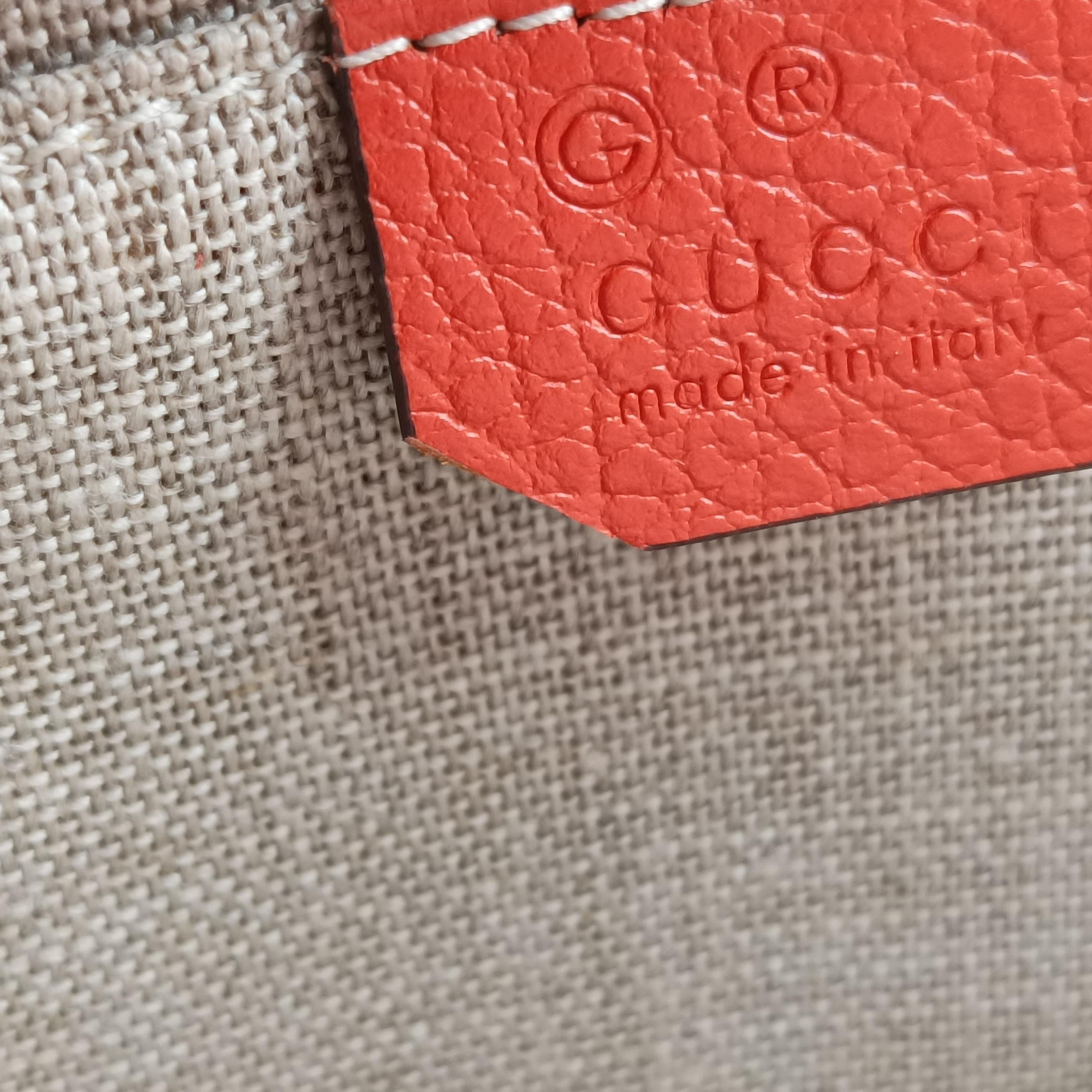 Interlocking G Orange Leather 510304 H026541687インターロッキングG オレンジ レザー 510304 H026541687