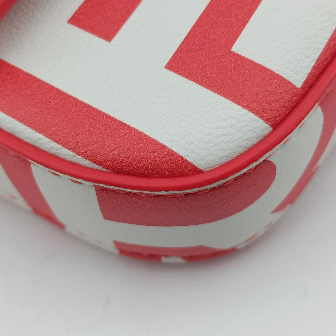 BAGUETTE Red×white Leather 7AS142 7AS142-AMWI-229-0501バゲット レッド×ホワイト レザー 7AS142 7AS142-AMWI-229-0501