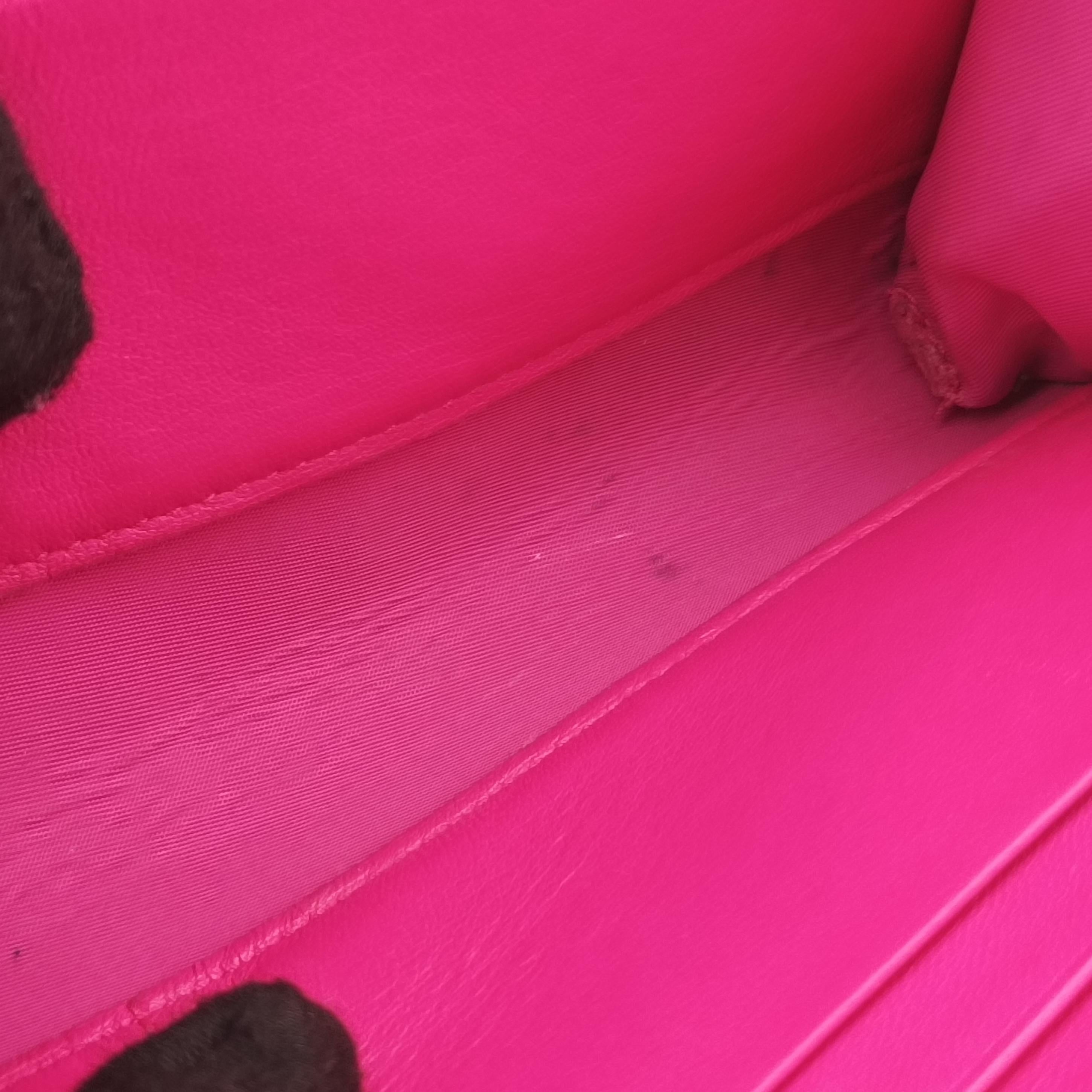 Lady Dior cannage Pink lambskin 02-LU-0143レディディオール カナージュ ピンク ラムスキン 02-LU-0143