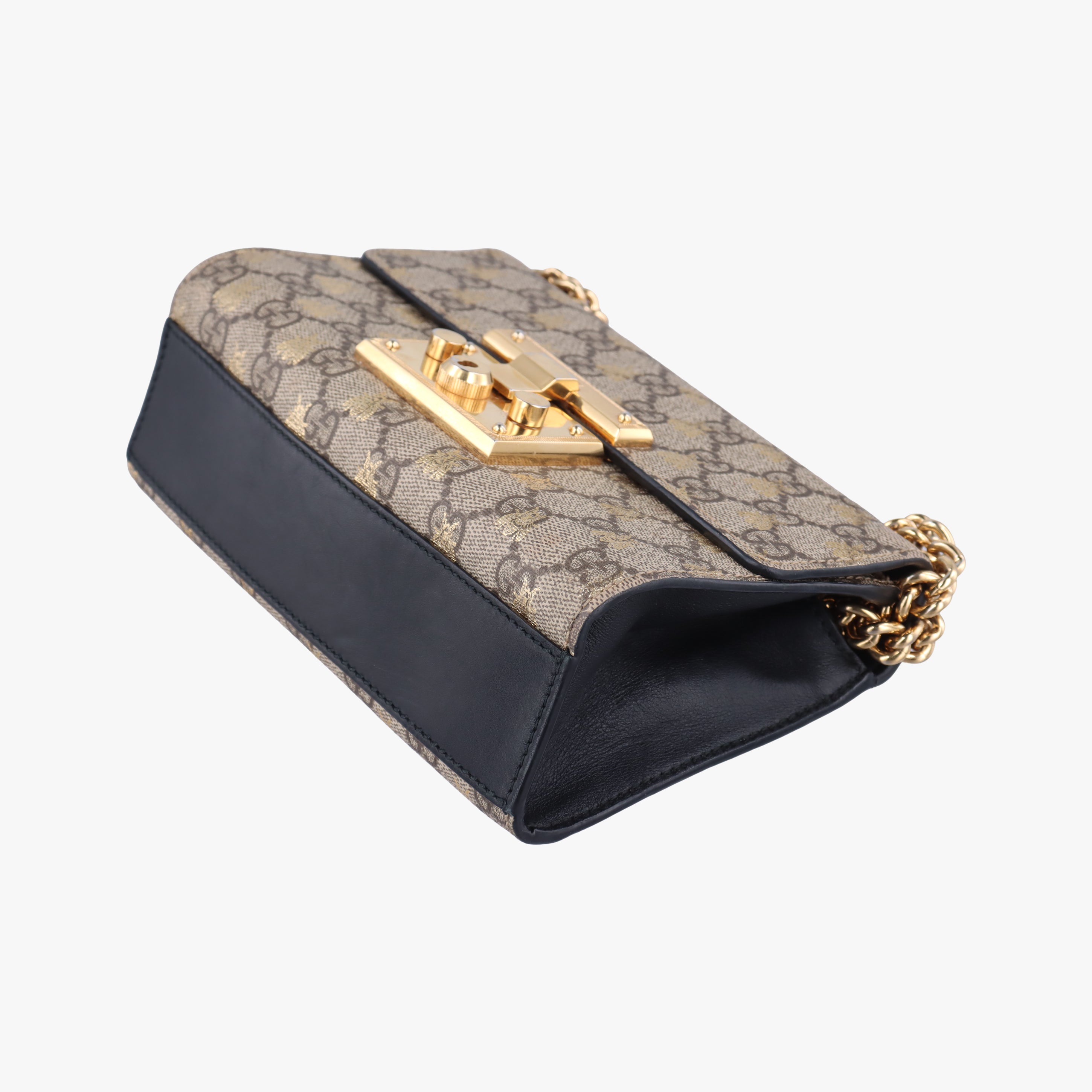 Padlock beige×Multicolour PVC coated canvas 409487 G026494280パドロック ベージュ×マルチカラー PVCコーティングキャンバス 409487 G026494280