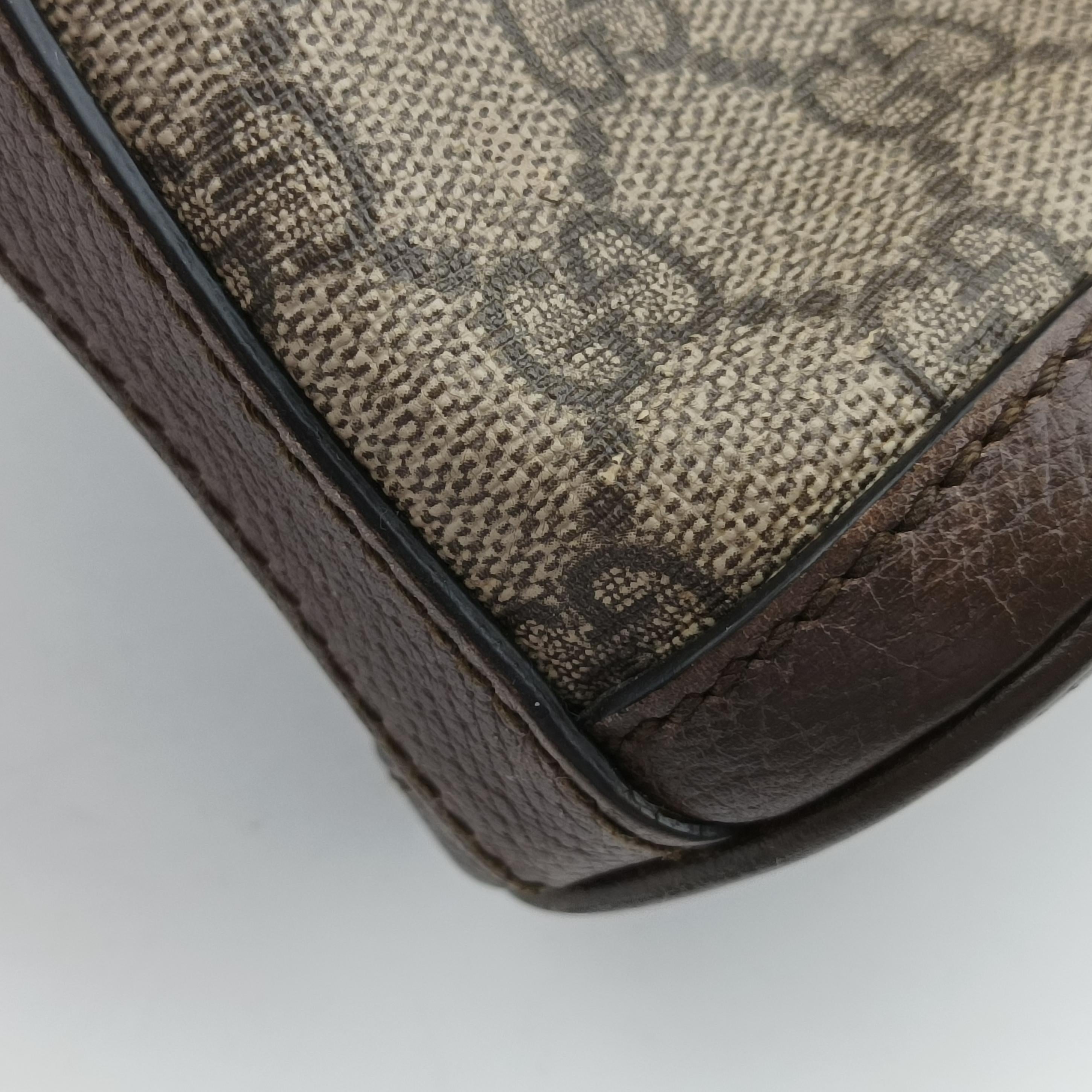 Dionysus beige×Brown PVC coated canvas 499622 B024033910ディオニュソス ベージュ×ブラウン PVCコーティングキャンバス 499622 B024033910