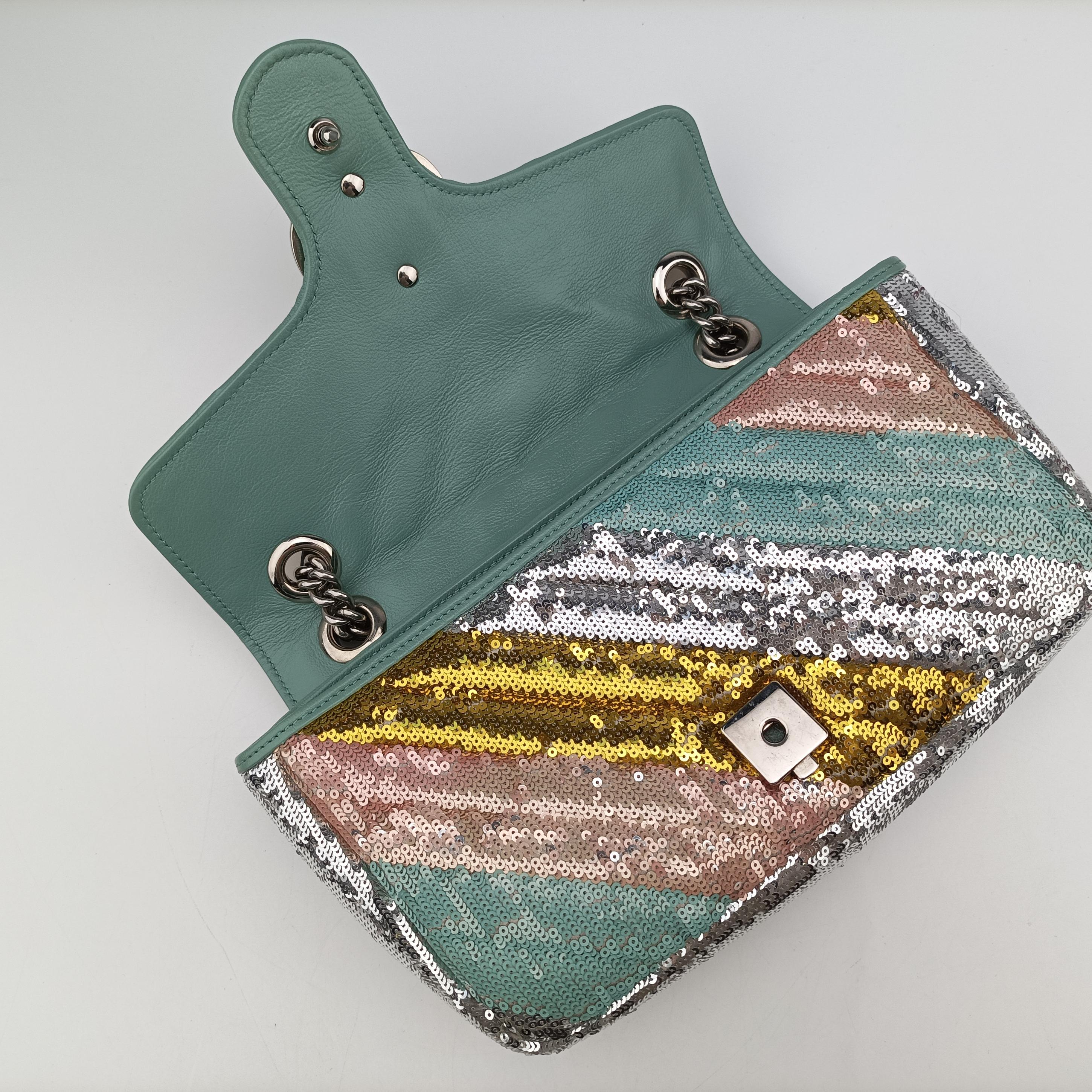 GG Marmont Multicolour Sequins 443497 D033916224GGマーモント マルチカラー スパンコール 443497 D033916224