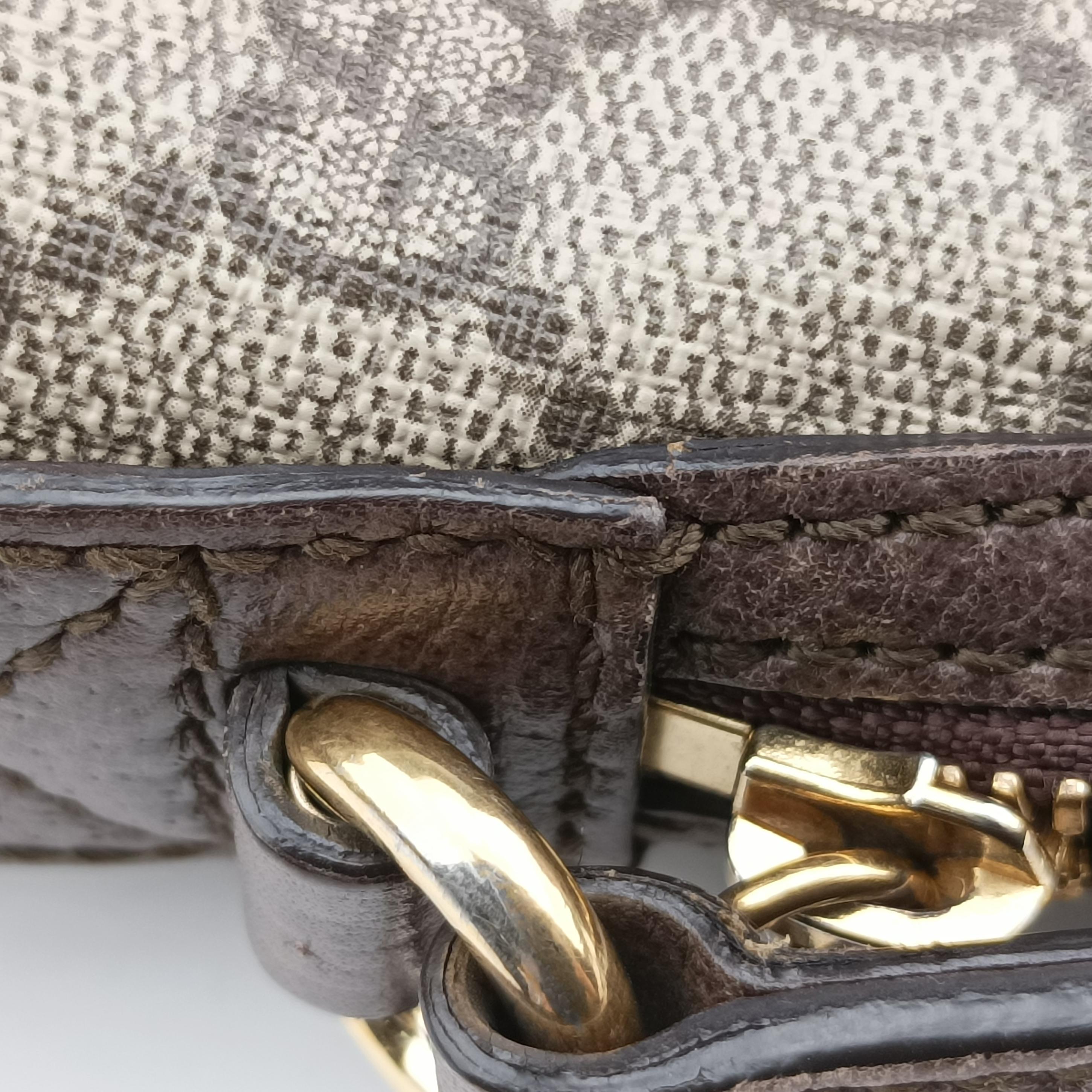 Ophidia Brown x Red x Green PVC coated canvas 499621 D024587661オフィディア ブラウン×レッド×グリーン PVCコーティングキャンバス 499621 D024587661